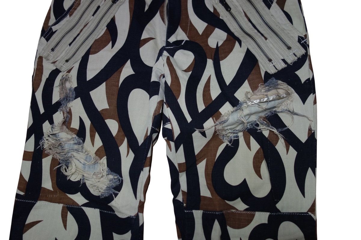 Number (N)ine Number Nine 04AW “Give Peace a Chance” Bondage Damage Pants Size US 40 / EU 56 - 5 Thumbnail
