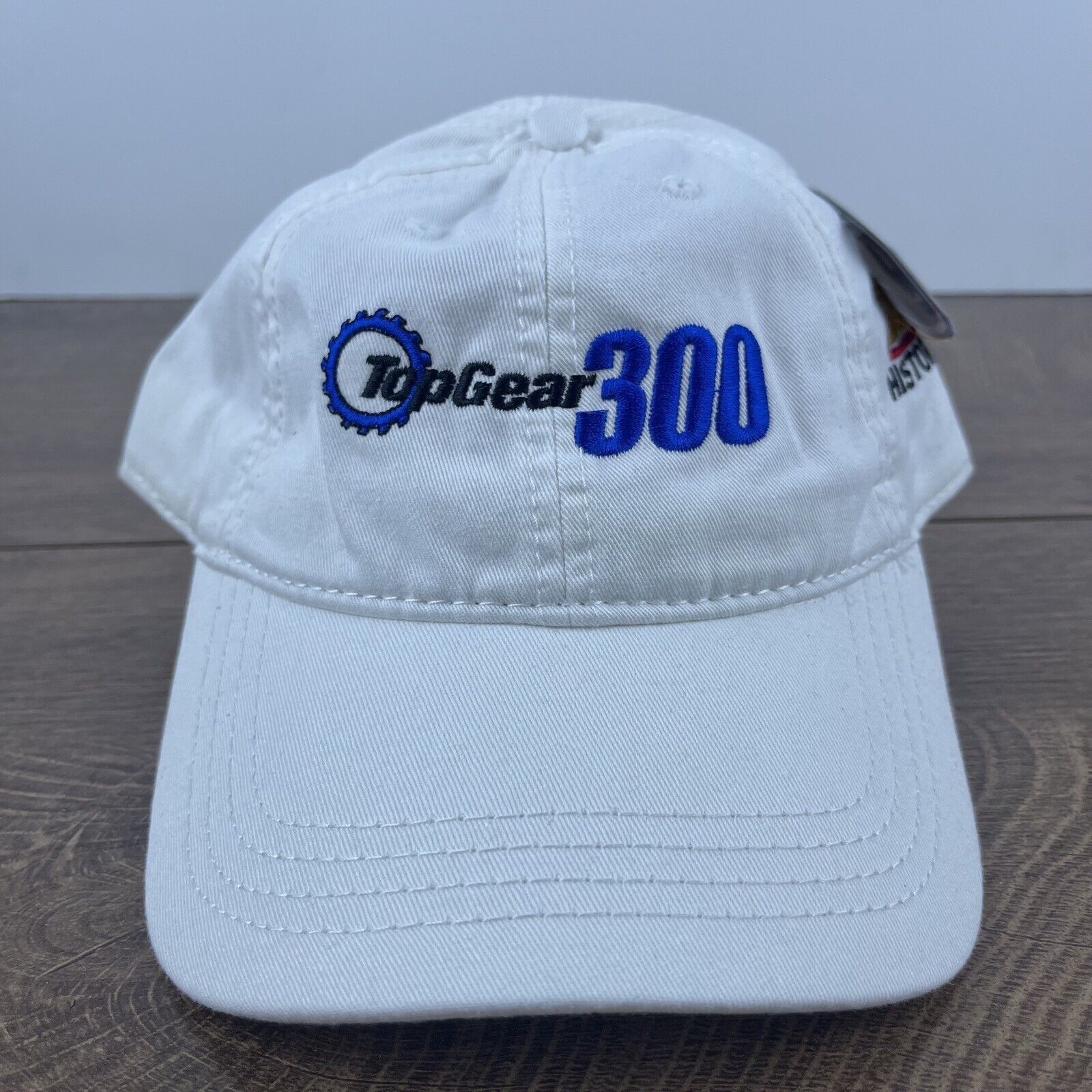 Other TopGear 300 Hat White Top Gear Cap Hat Adjustable Hat White Size ONE SIZE - 2 Thumbnail