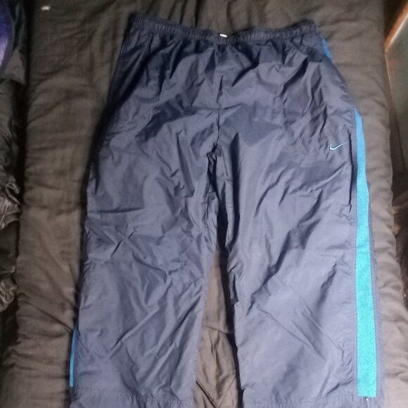 Nike Vintage Y2K Nike Spell Out Striped Wind Pants Joggers Size US 36 / EU 52 - 2 Thumbnail