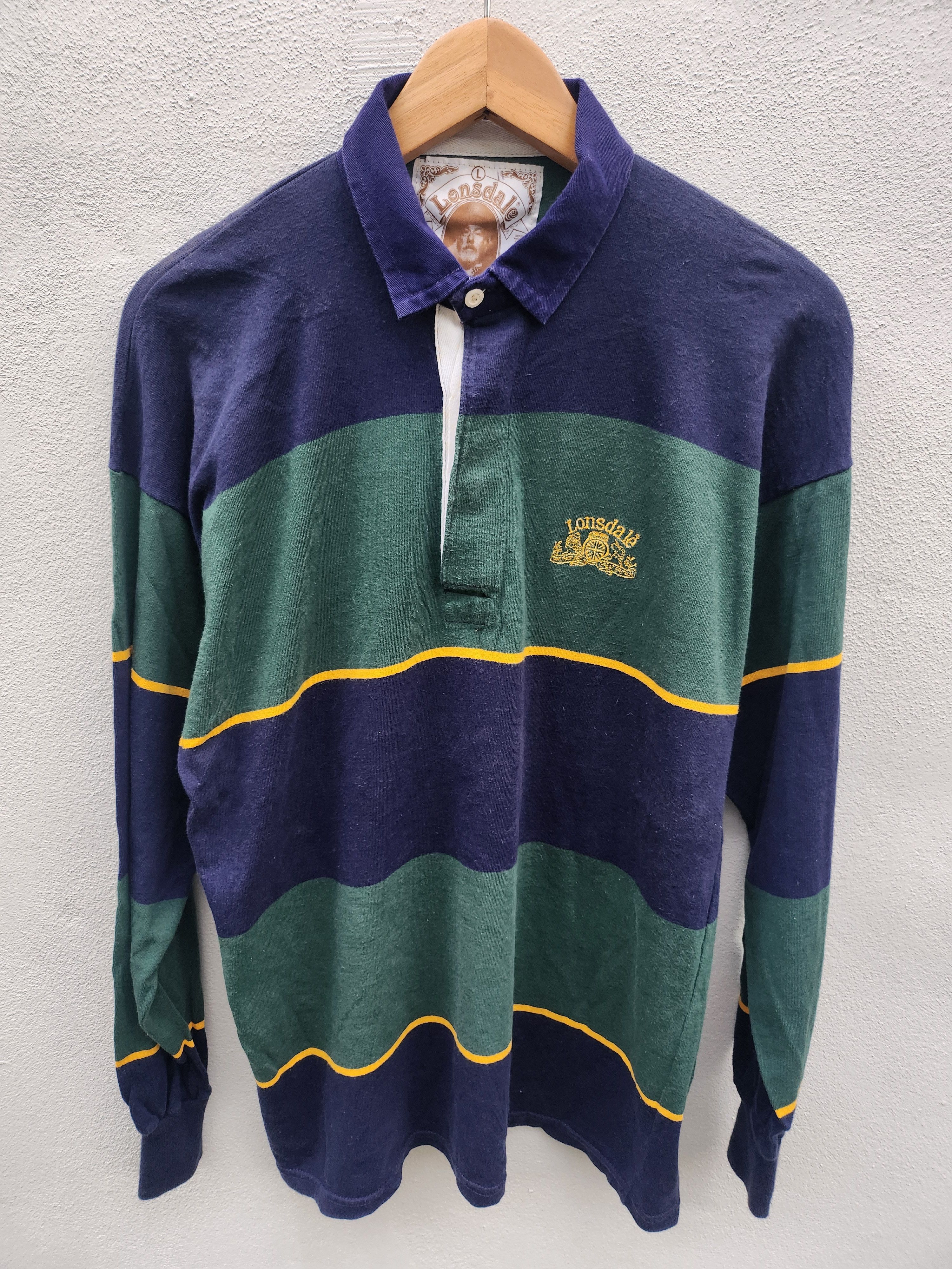 Lonsdale × Seditionaries 💥Lonsdale Rugby Stripes Mod Style Size US L / EU 52-54 / 3 - 2 Thumbnail