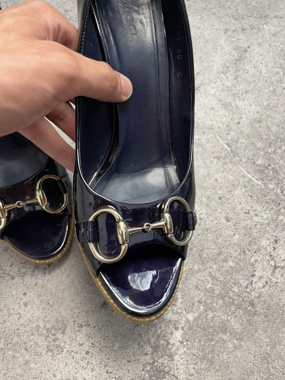 Gucci Gucci dark purple Heels Size US 10 / IT 40 - 3 Thumbnail