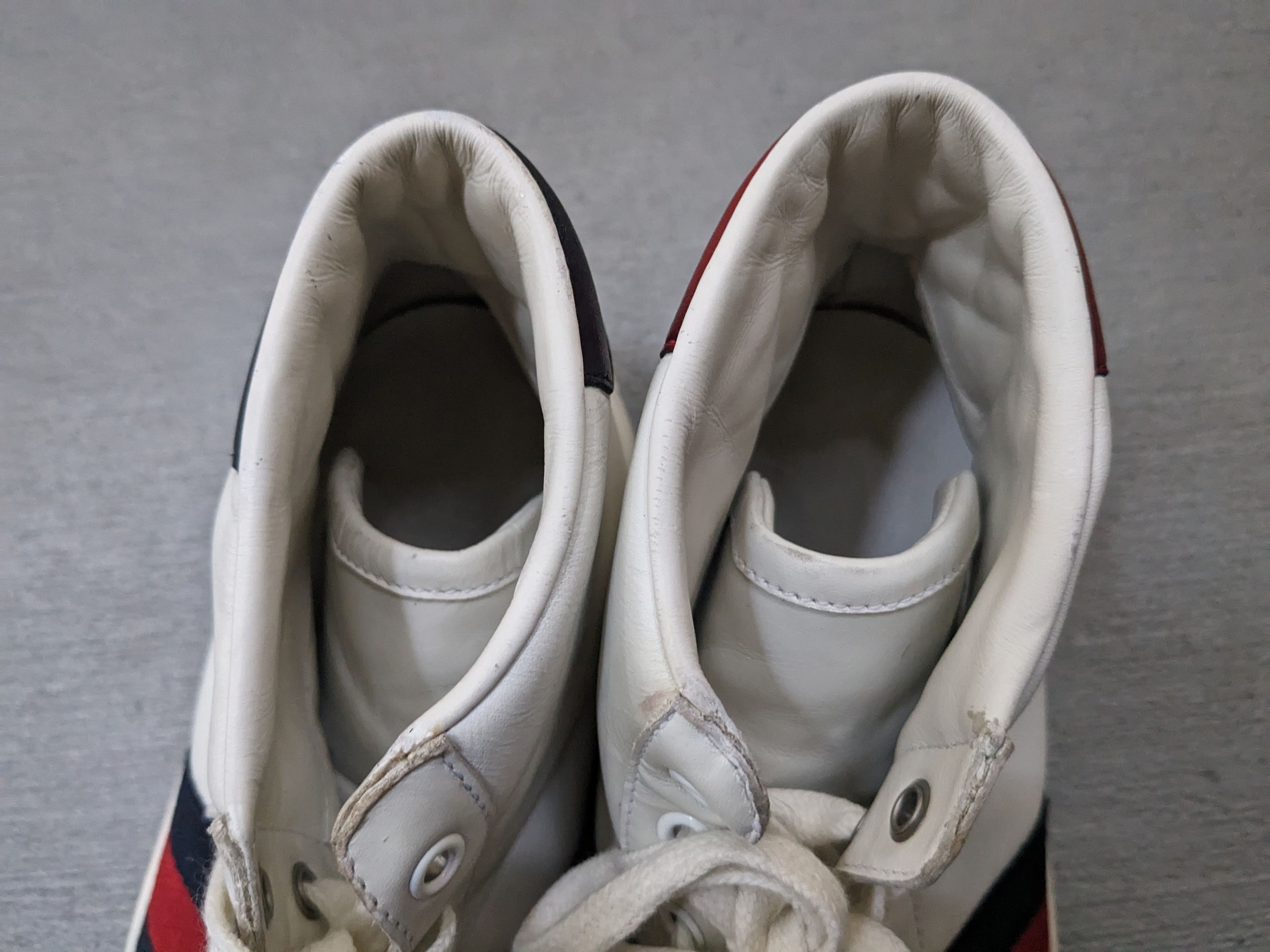 Gucci Gucci Ace Sneakers Size 9 White Leather High Tops Size US 9 / EU 42 - 8 Thumbnail