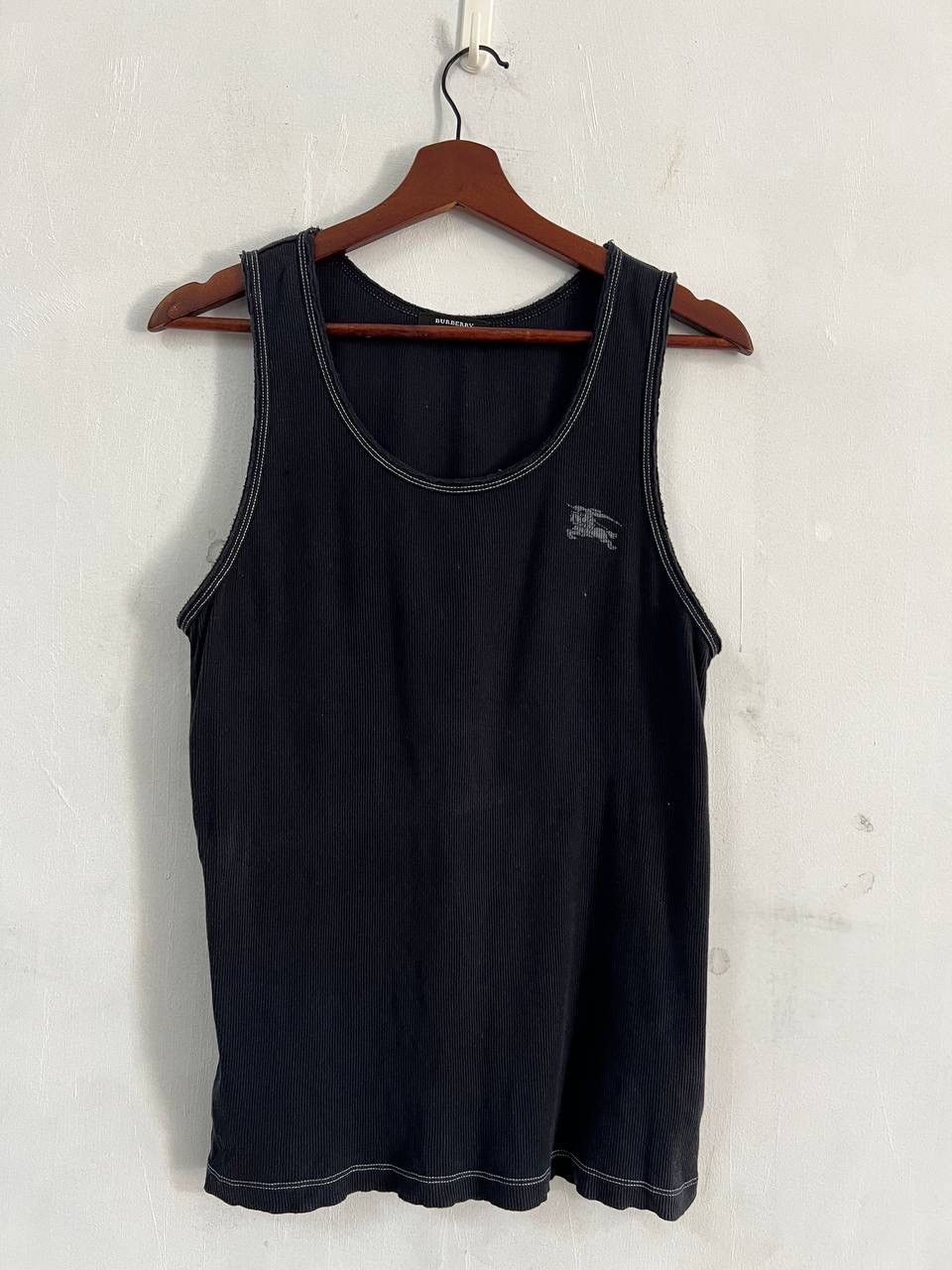 Burberry Burberry Black Label Distressed Tank Top Size US M / EU 48-50 / 2 - 2 Thumbnail