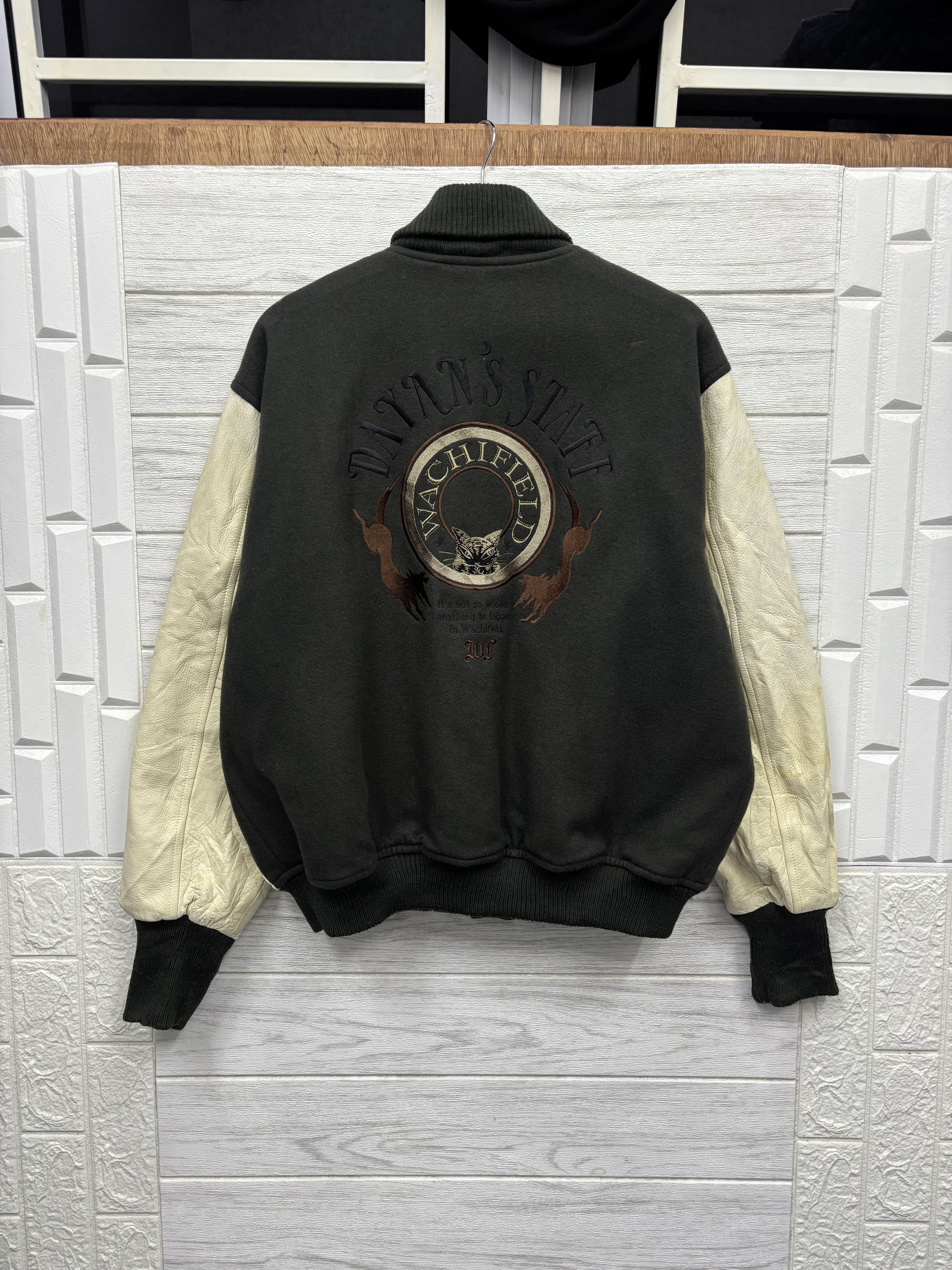Japanese Brand VINTAGE 80’s JAPANESE WOOL VARSITY JACKET WACHIFIELD Size US L / EU 52-54 / 3 - 3 Thumbnail