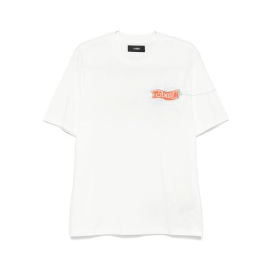 Amiri AMIRI Men T-Shirts AMJYTE1220 IVORY WHITE Size US XL / EU 56 / 4 - 1 Thumbnail
