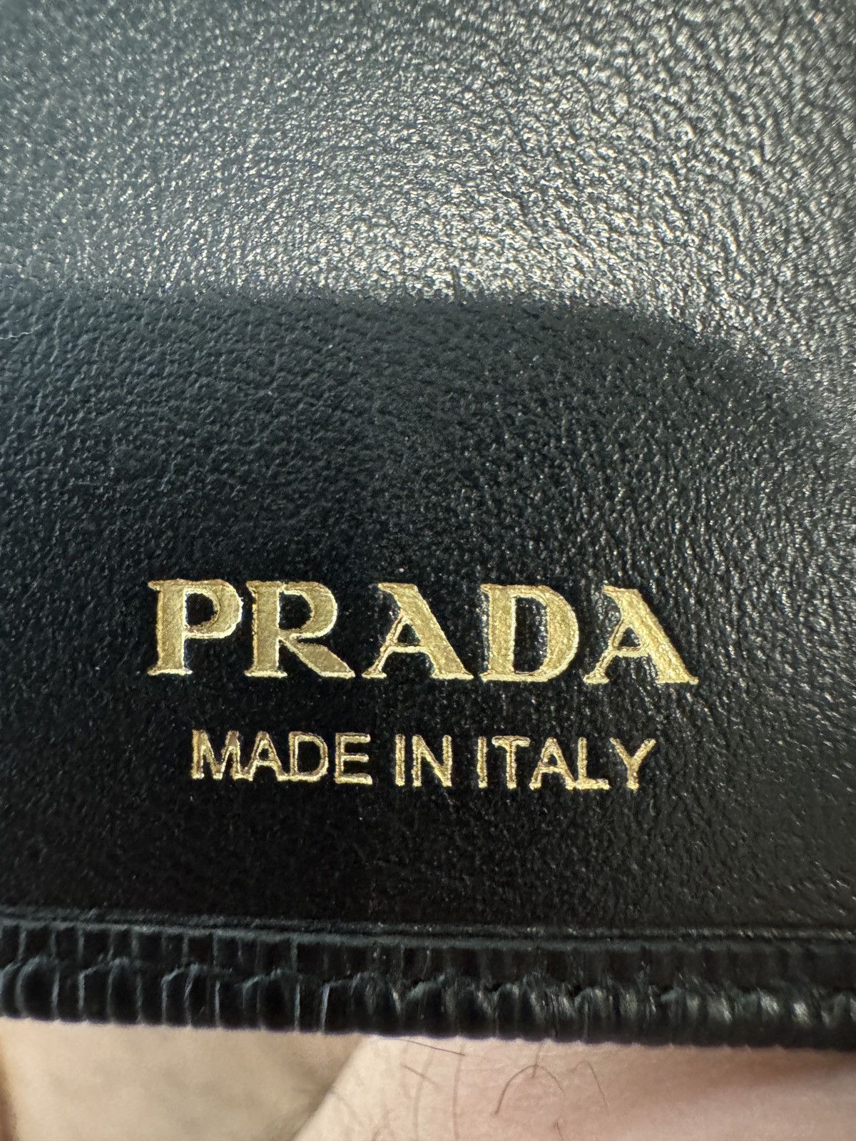 Prada prada vitello move leather 1ml225 bifold wallet black Size ONE SIZE - 11 Thumbnail
