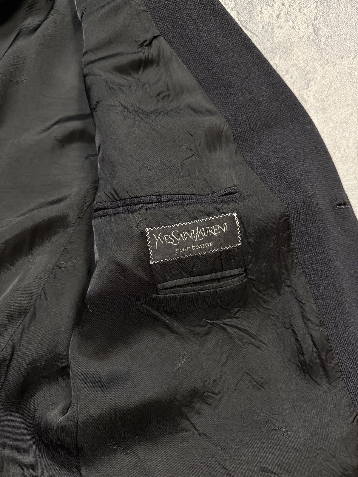 Yves Saint Laurent Vintage YSL Yves Saint Laurent Blazer Jacket Size 52L - 8 Thumbnail