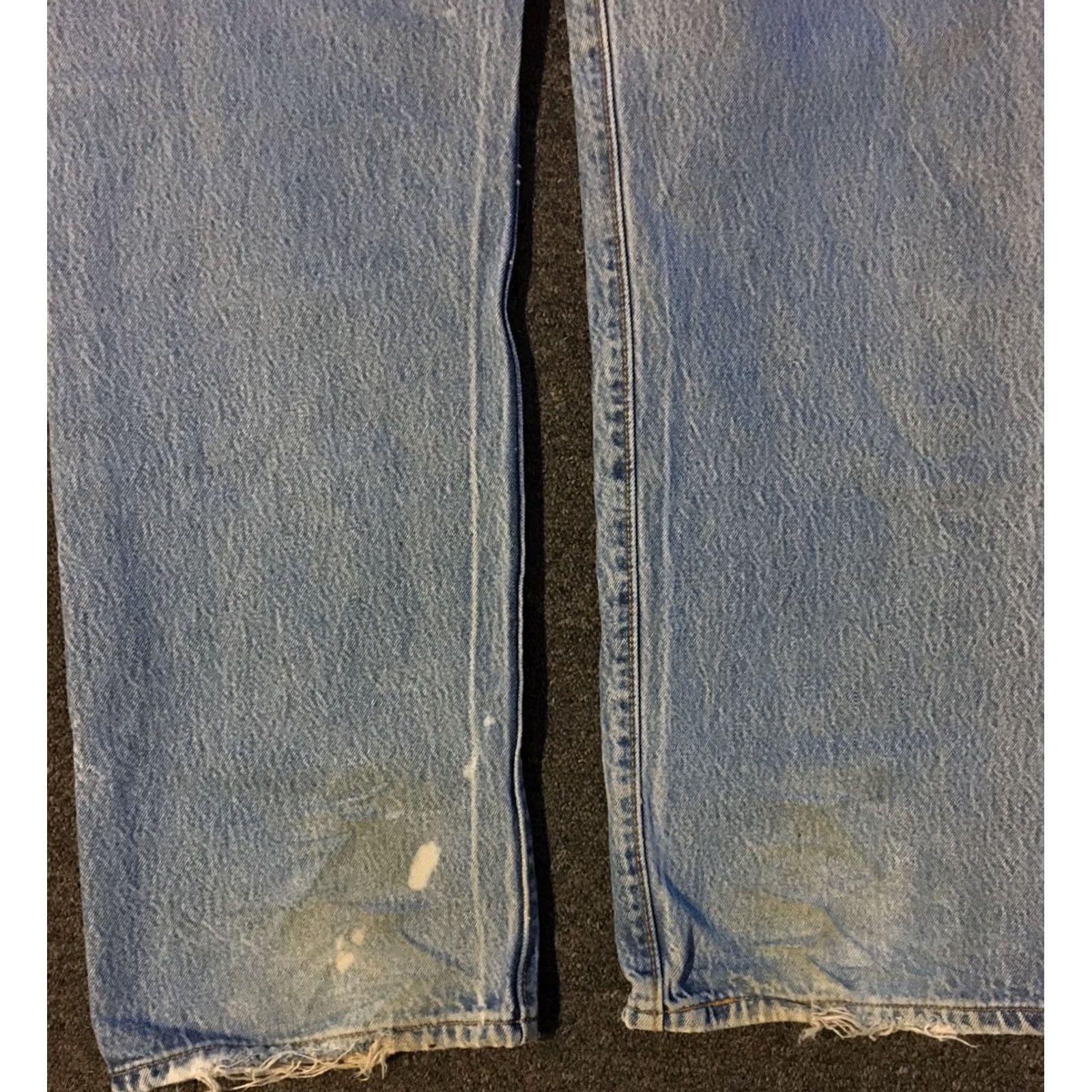 Levi's Levi's 501XX Jeans Button Fly Regular 36 Blue Denim Vintage 90s Grunge Punk Biker Straight Rise 32in Mens Size US 36 / EU 52 - 3 Thumbnail