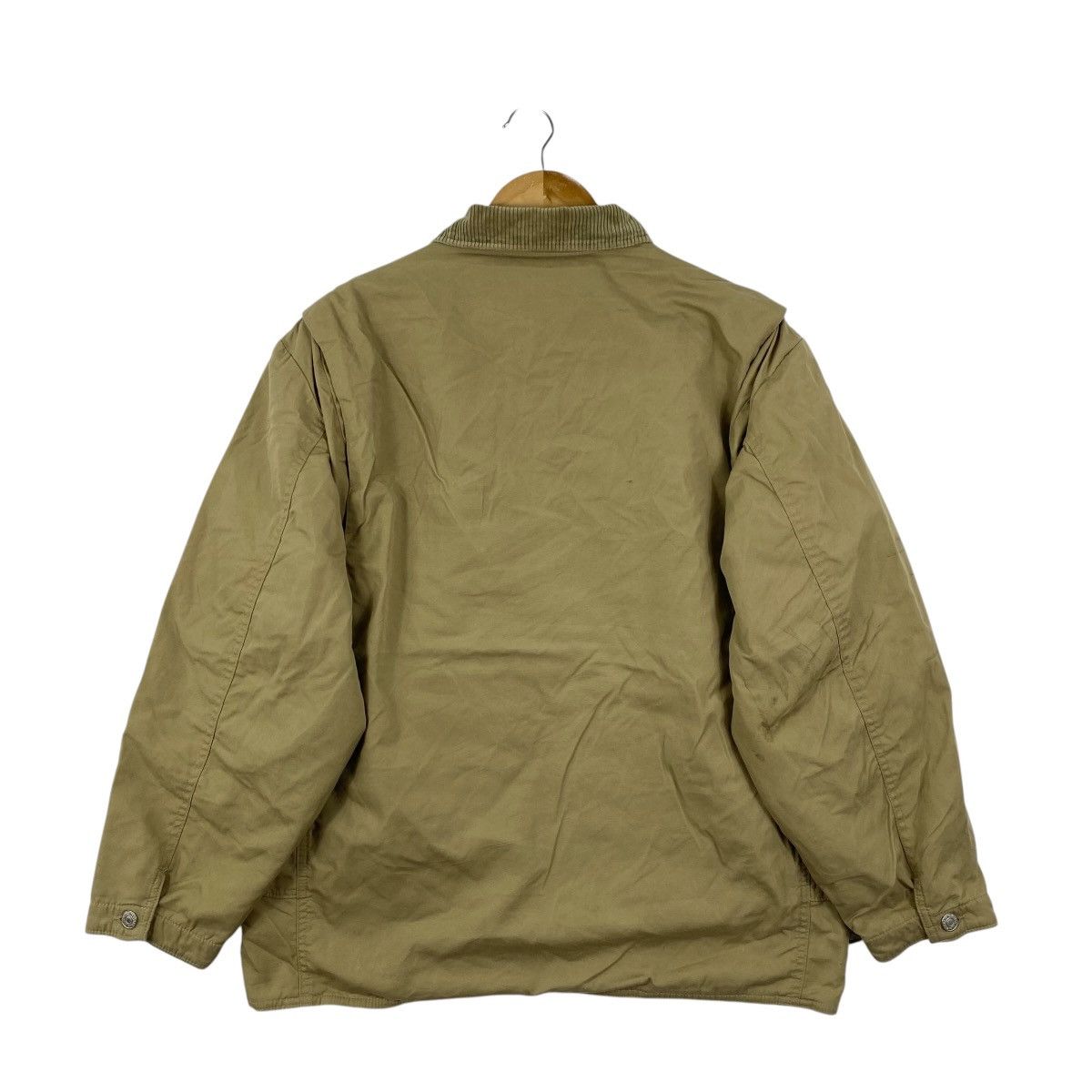 Levi's Vtg 80s Levi's Alaska Outdoor Club Blanket Jacket Khaki M Size US M / EU 48-50 / 2 - 2 Thumbnail