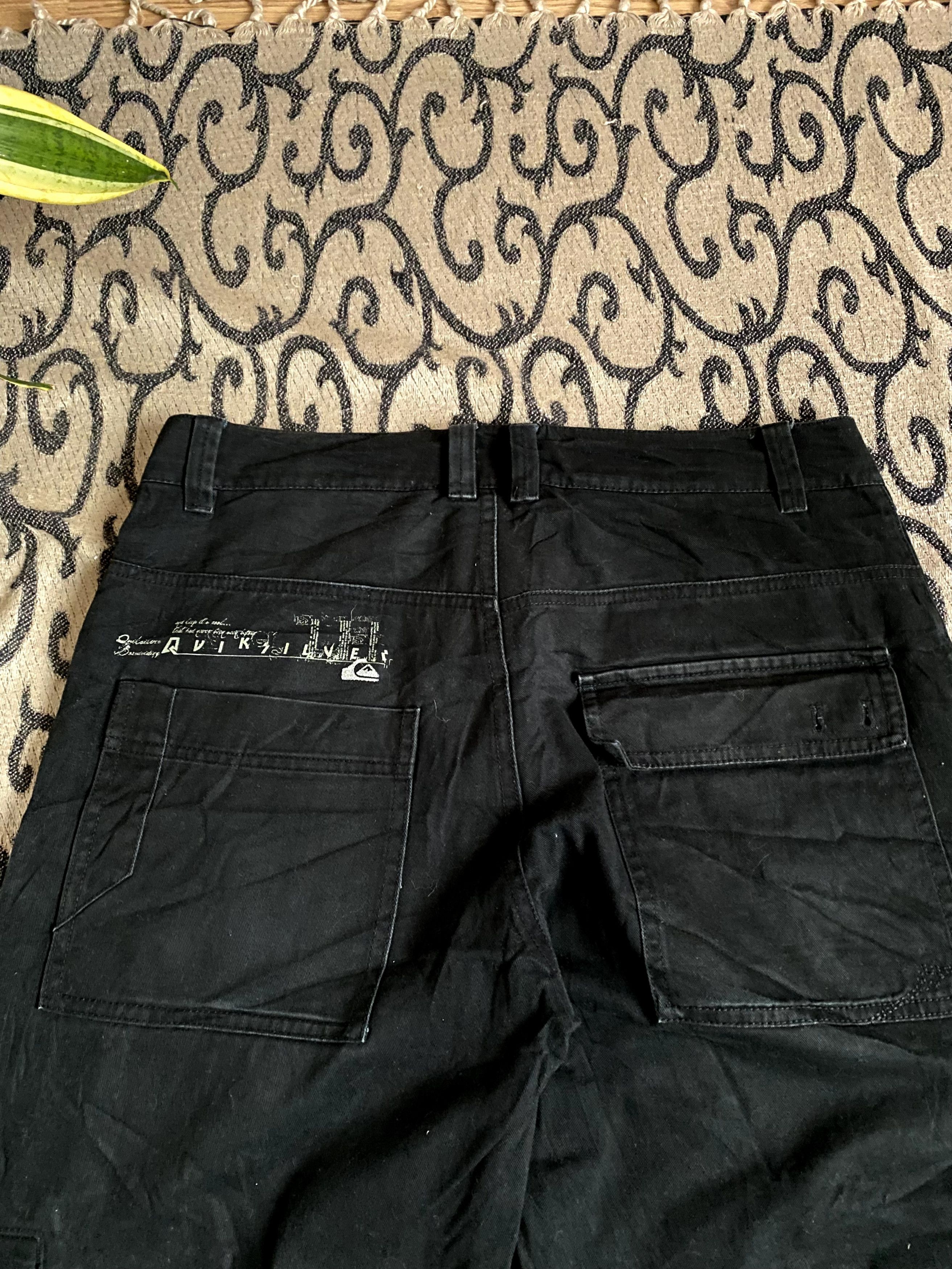 Billabong × Quiksilver Vintage Quiksilver Cargo Pants Streetwear Size US 31 - 11 Thumbnail