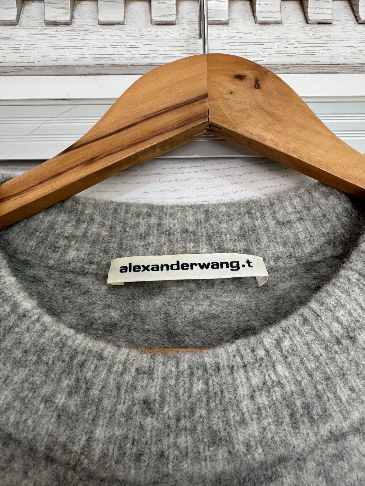 Alexander Wang Alehander Wang Wool Gray Sweater Size US XS / EU 42 / 0 - 10 Thumbnail