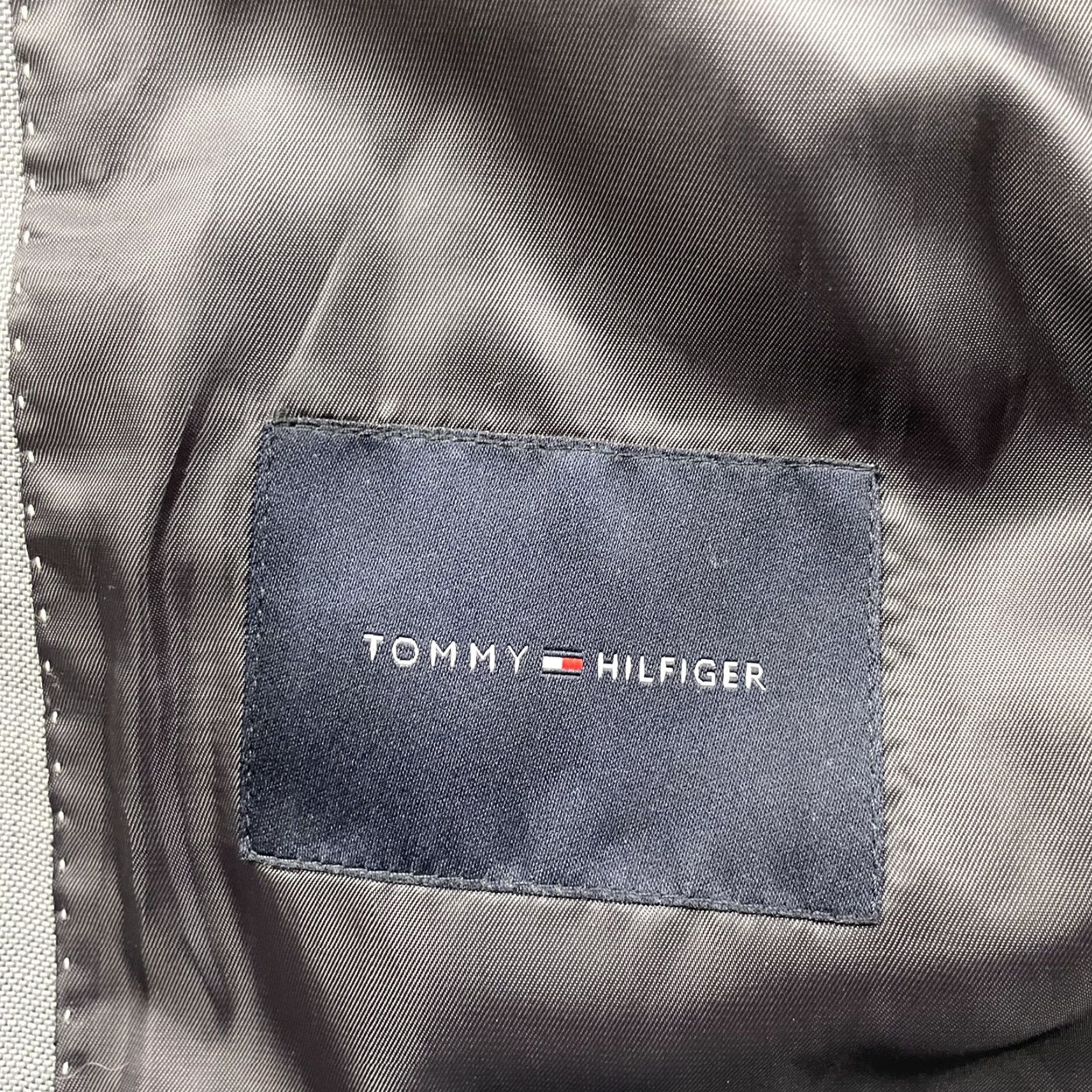 Tommy Hilfiger Tommy Hilfiger Men's Blazer 48 Long Gray 100% Wool 2-Button Jacket Coat Jacket Front Two-Button Notch Lapel Classic Fit Wool Blazer Mens Size 48R - 6 Thumbnail