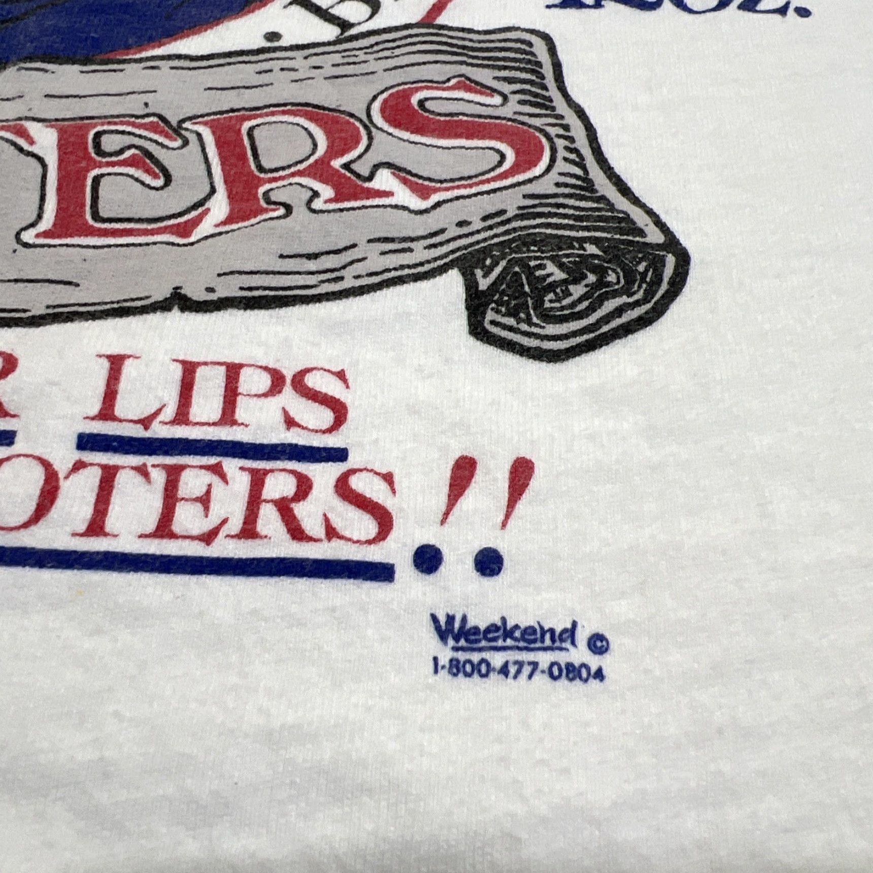 Hanes VINTAGE Hanes Hooters Graphic Tee XL White 1990s Short Sleeve Unisex Mens Size US XL / EU 56 / 4 - 2 Thumbnail