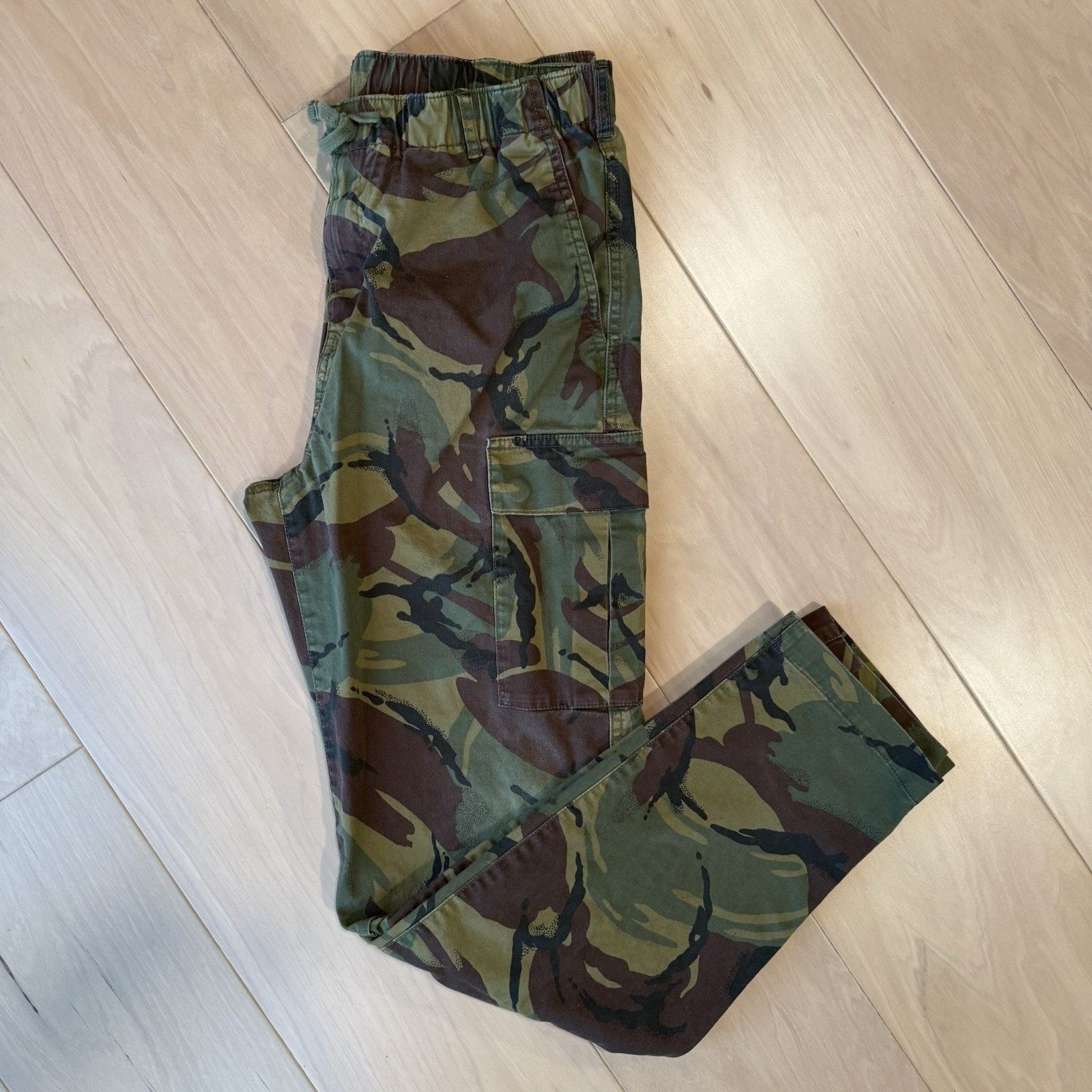 Polo Ralph Lauren Polo Ralph Lauren Cargo Pants Women's 20 Green Camouflage Size 29" - 2 Thumbnail
