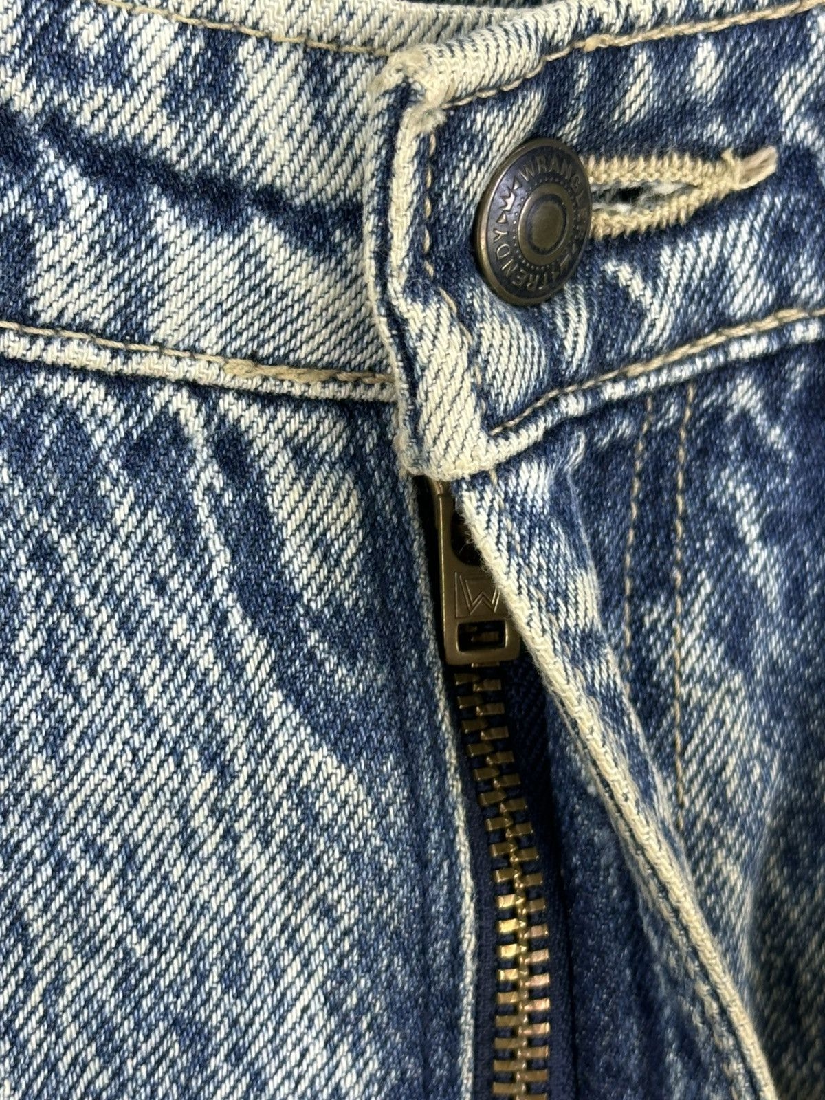 Wrangler Euro Wrangler Acid Wash Jeans Size US 30 / EU 46 - 10 Thumbnail