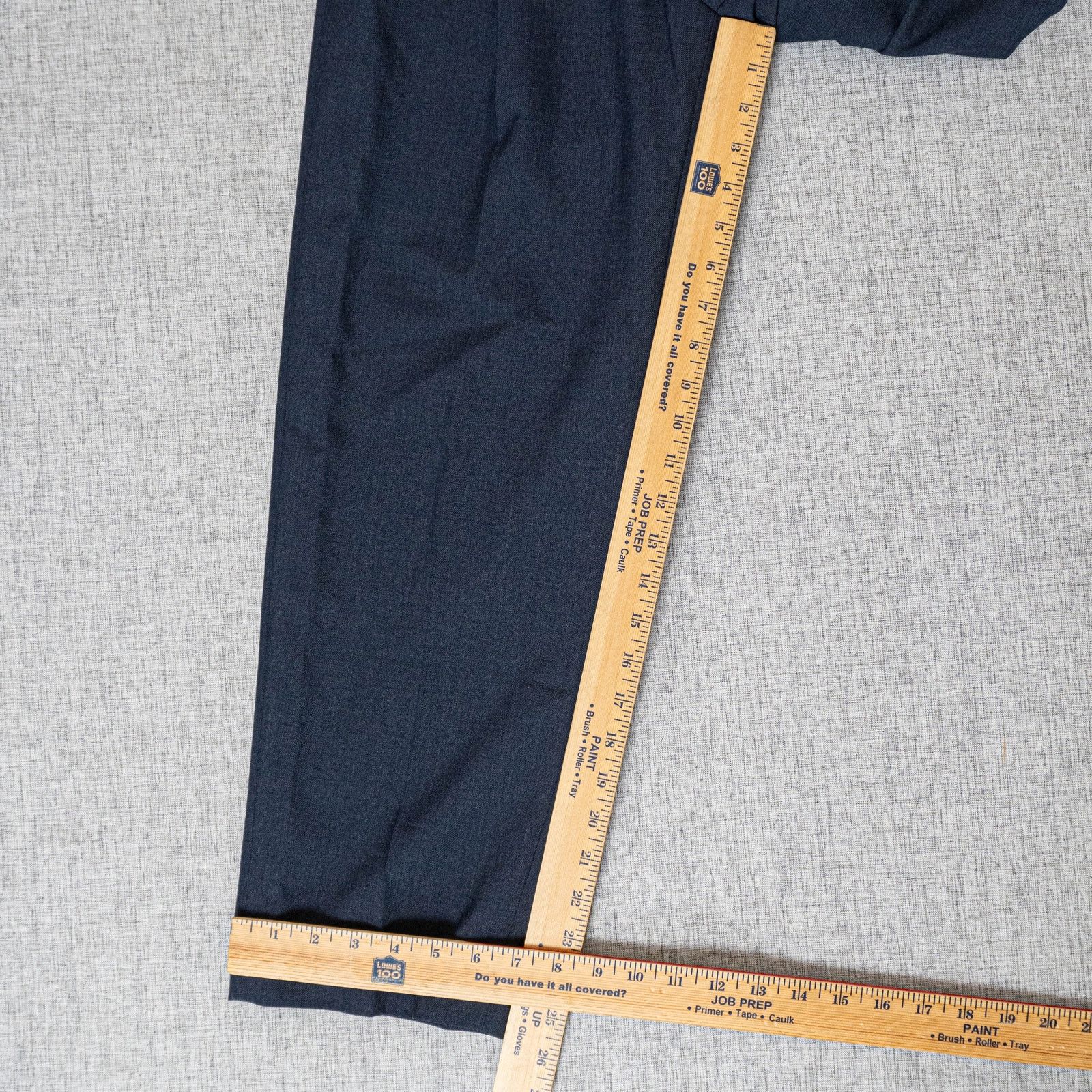 Other Cellar Door BALLET Pleated Trouser Pants Navy Wool blend 44 Size US 28 / EU 44 - 10 Thumbnail