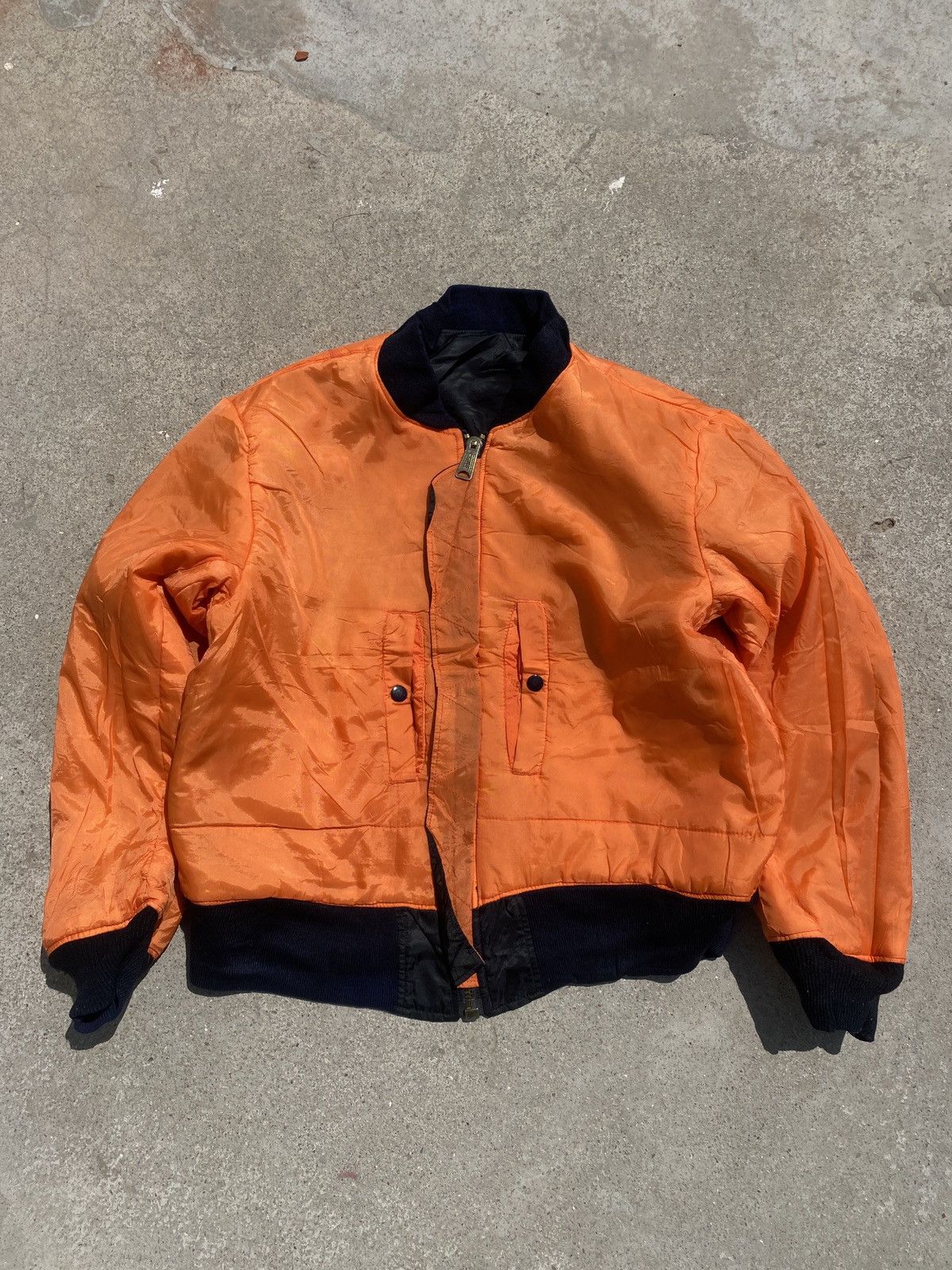 Alpha Industries × Vintage Vintage Ma-1 reversible Bomber Jacket Size US M / EU 48-50 / 2 - 4 Thumbnail