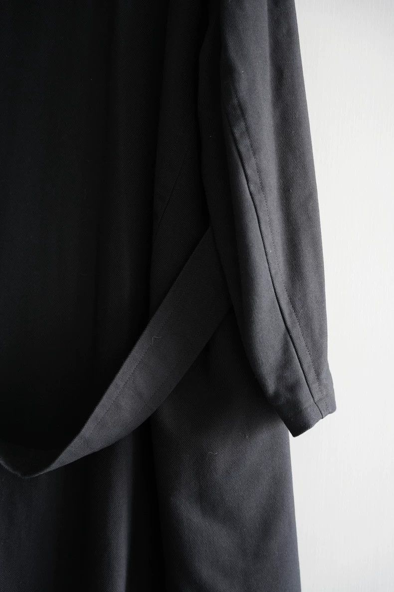 Yohji Yamamoto Yohji Yamamoto Yohji Yamamoto Black Leather Collar Coat Size US S / EU 44-46 / 1 - 5 Thumbnail
