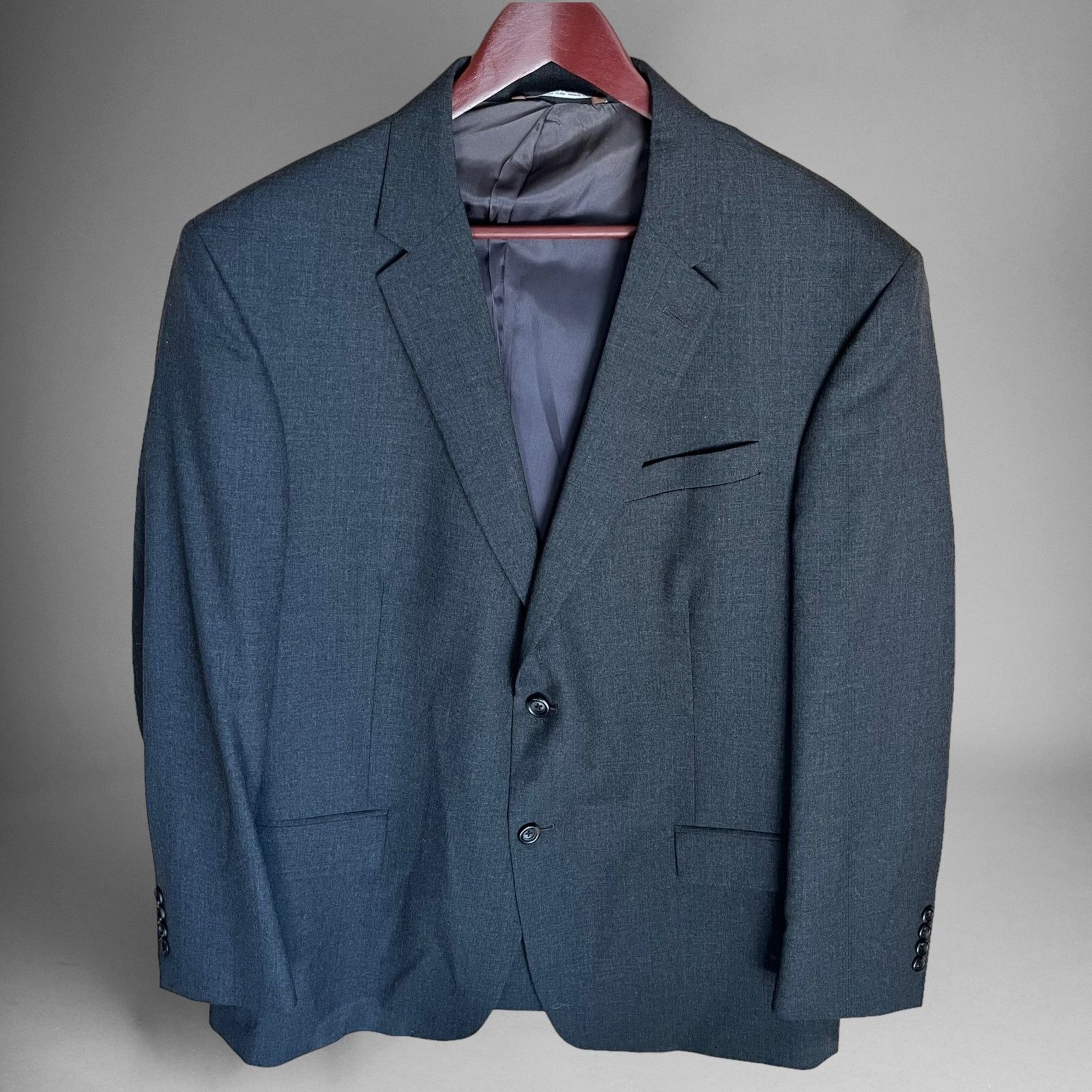 Merona VTG Merona Wool Blend Blazer Jacket Colombia Made 46R Sports Size 46R - 1 Thumbnail