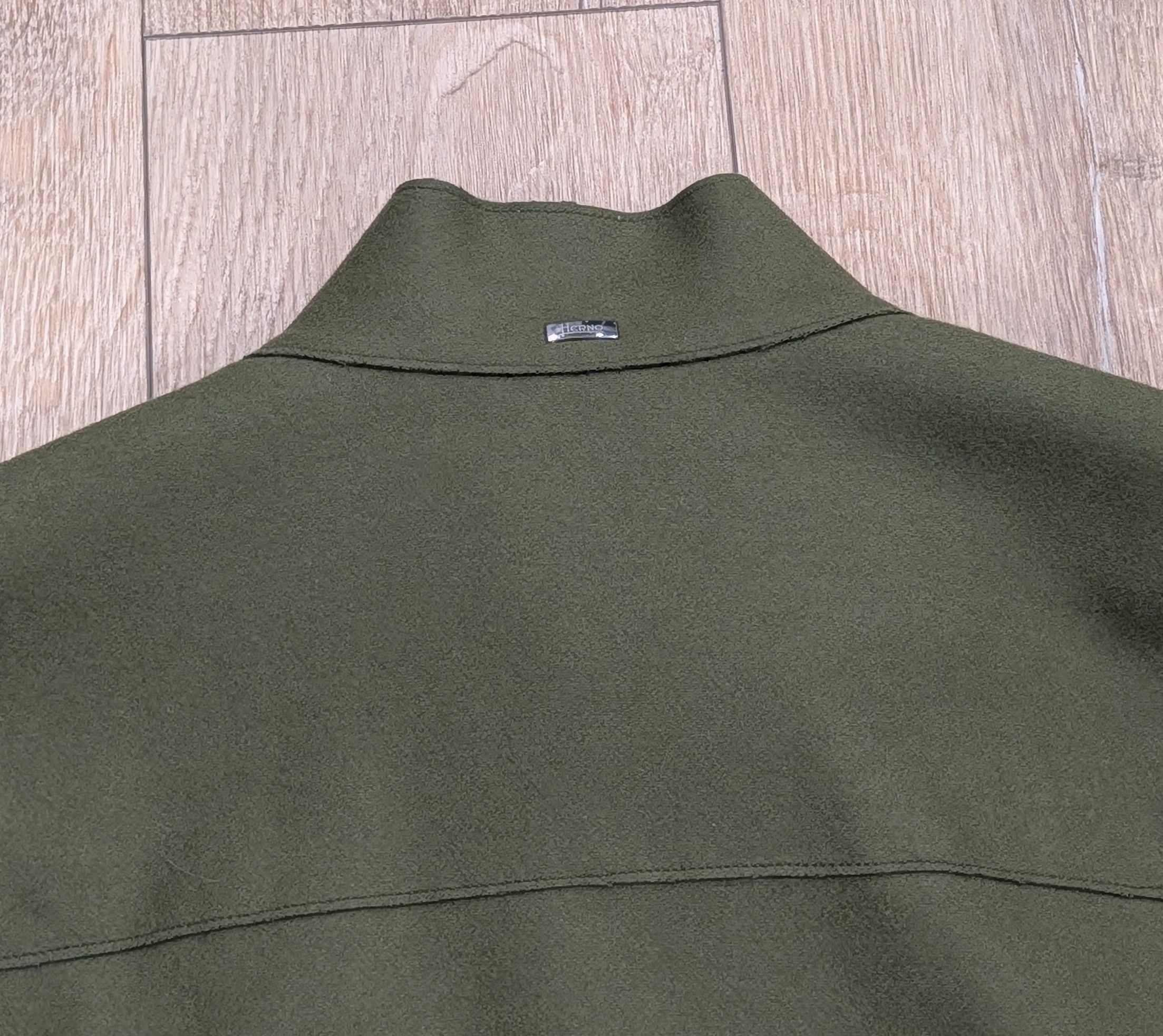Herno HERNO Virgin Wool Blend Shirt Jacket Military Green 56 US 46 Size US XL / EU 56 / 4 - 6 Thumbnail