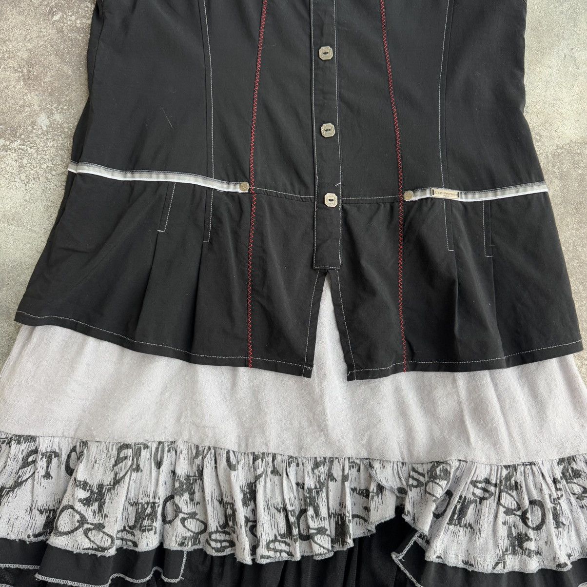 20471120 × Japanese Brand C’Fait Pour Vous Paris Vintage Avant Garde Dress Size L / US 10 / IT 46 - 6 Thumbnail