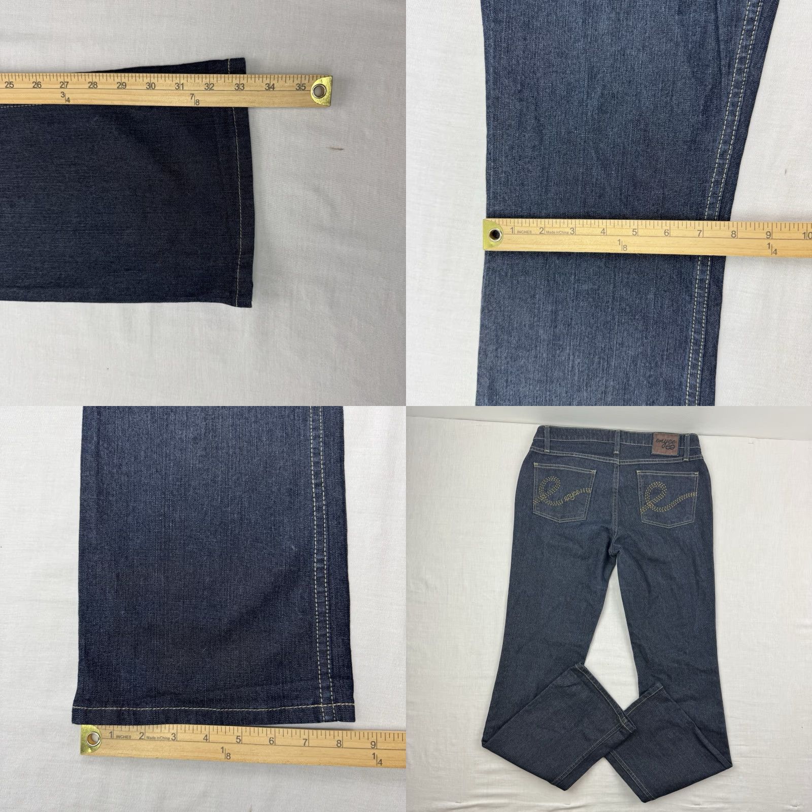 Enyce VINTAGE Enyce Jeans Womens 11 Hipster Hip Hop Punk Low Waist 2000s Classic Jeans Size 32" / US 10 / IT 46 - 9 Thumbnail
