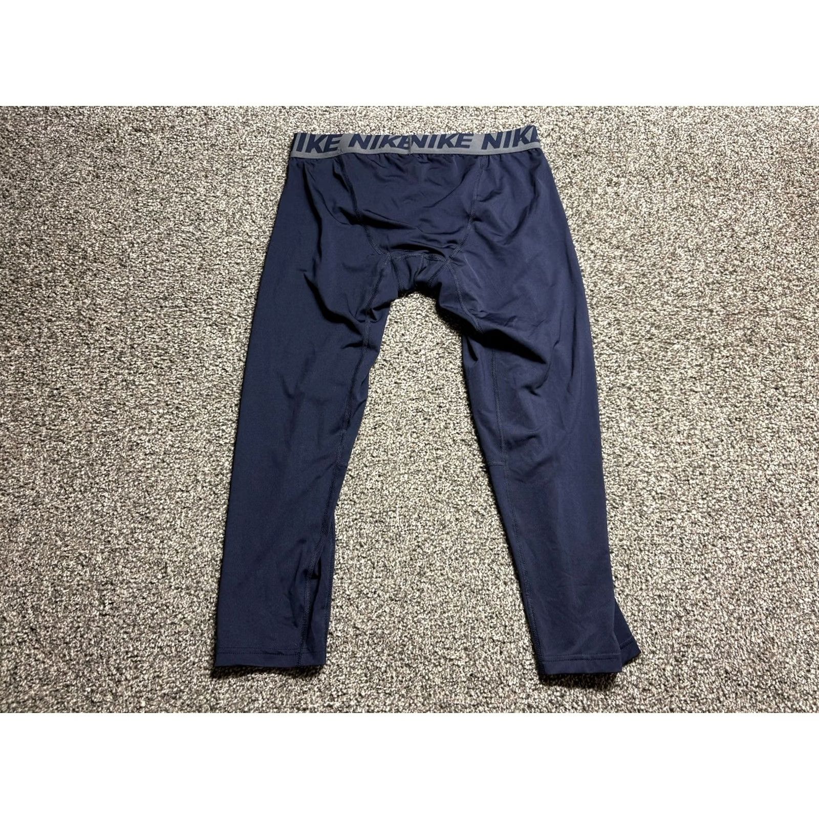 Nike Nike Dri-Fit Compression Layer Training Pants Men Medium Navy Blue Size US 31 - 7 Thumbnail