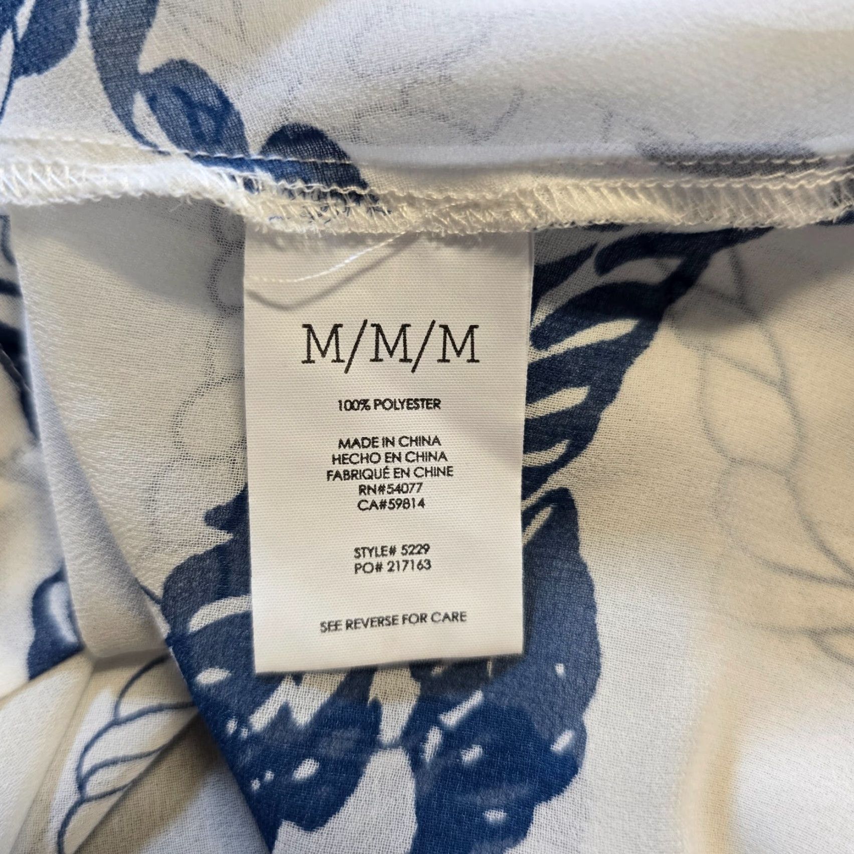 Vintage Cabi Top Womens M White Blue Rope Nautical Beach Sheer Cropped Casual Shirt M Womens Beachy Size M / US 6-8 / IT 42-44 - 7 Thumbnail