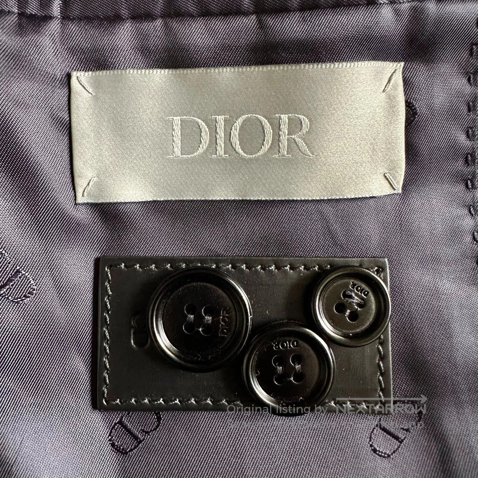 Dior dior logo blazer with tie detail. Size US L / EU 52-54 / 3 - 6 Thumbnail