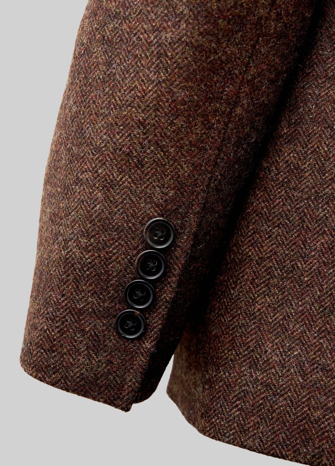 American Trench American Trench Herringbone Tweed Blazer Size 46R - 2 Thumbnail