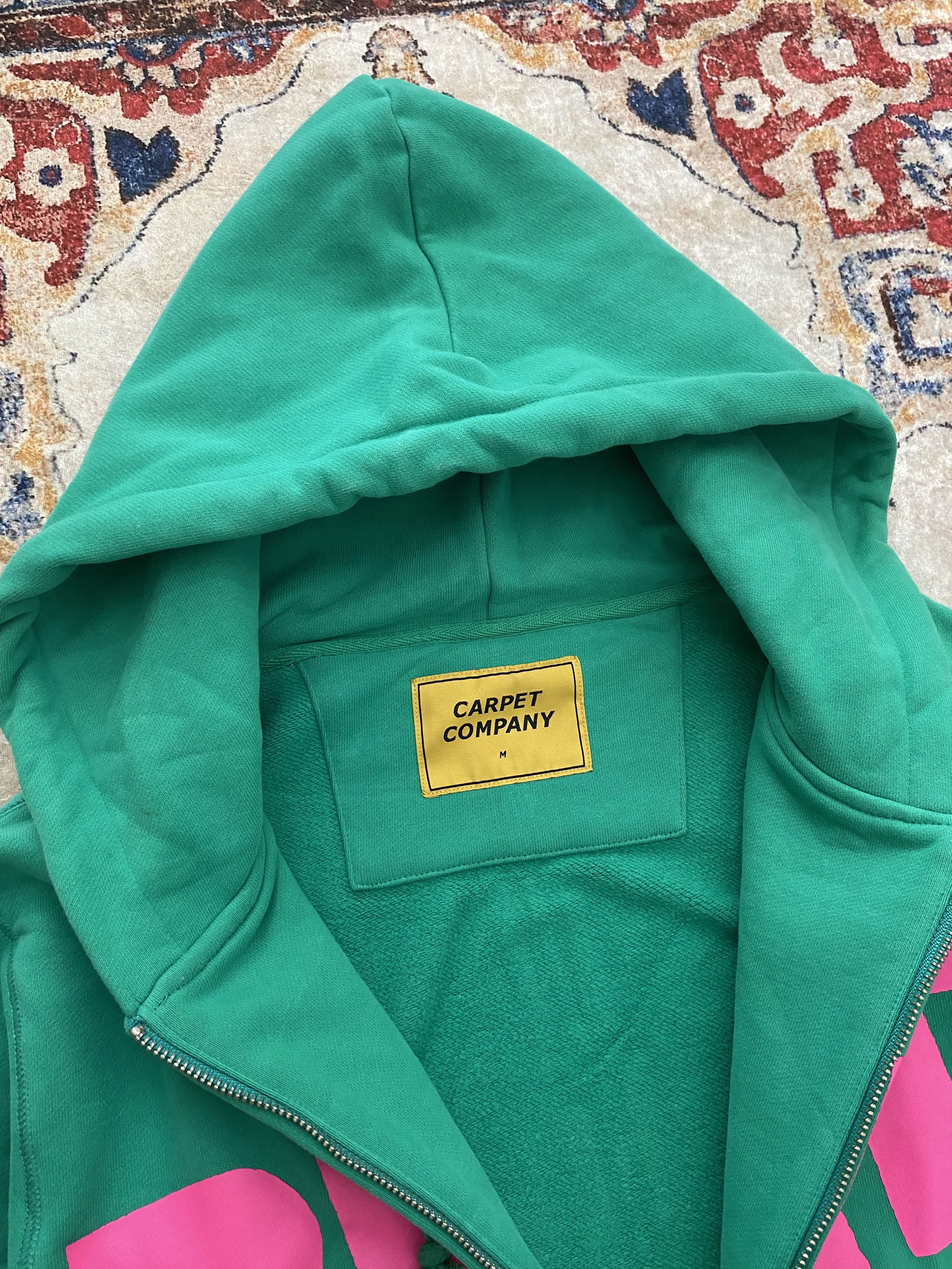 Carpet Company Carpet Company BRAT. Zip Hoodie - Green Size US M / EU 48-50 / 2 - 7 Thumbnail