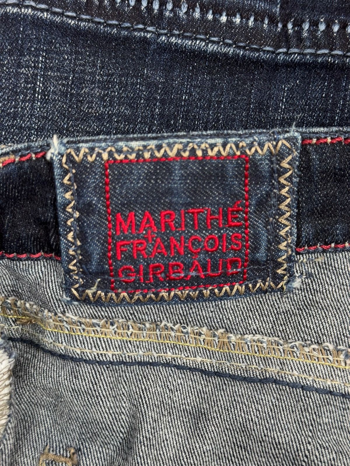 Marithe + Francois Girbaud × Vintage Marithe Francois Girbaud Biker Jeans Vintage size 27 IT42 Size 27" / US 4 / IT 40 - 21 Thumbnail