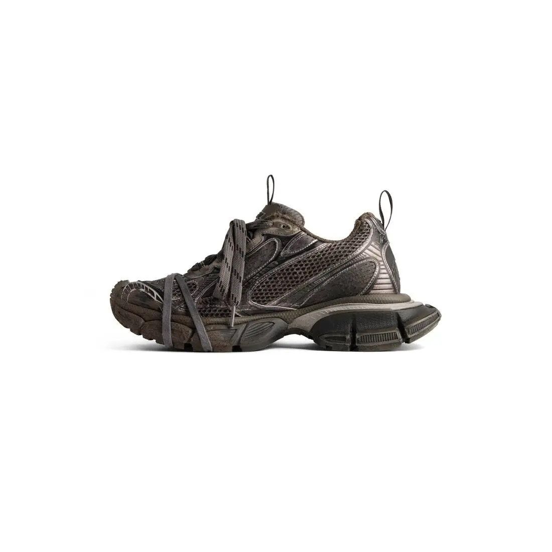 Balenciaga o1w1db11225 Circuit Sneakers in Brown Size US 6 / EU 39 - 3 Thumbnail