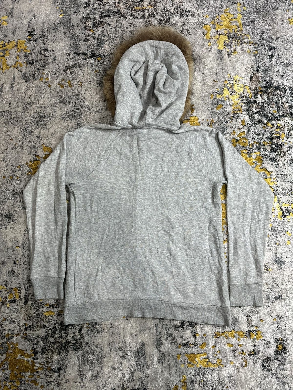 Japanese Brand GREY COLOUR FUR ZIP UP HOODIE LGB STYLE Size US L / EU 52-54 / 3 - 5 Thumbnail