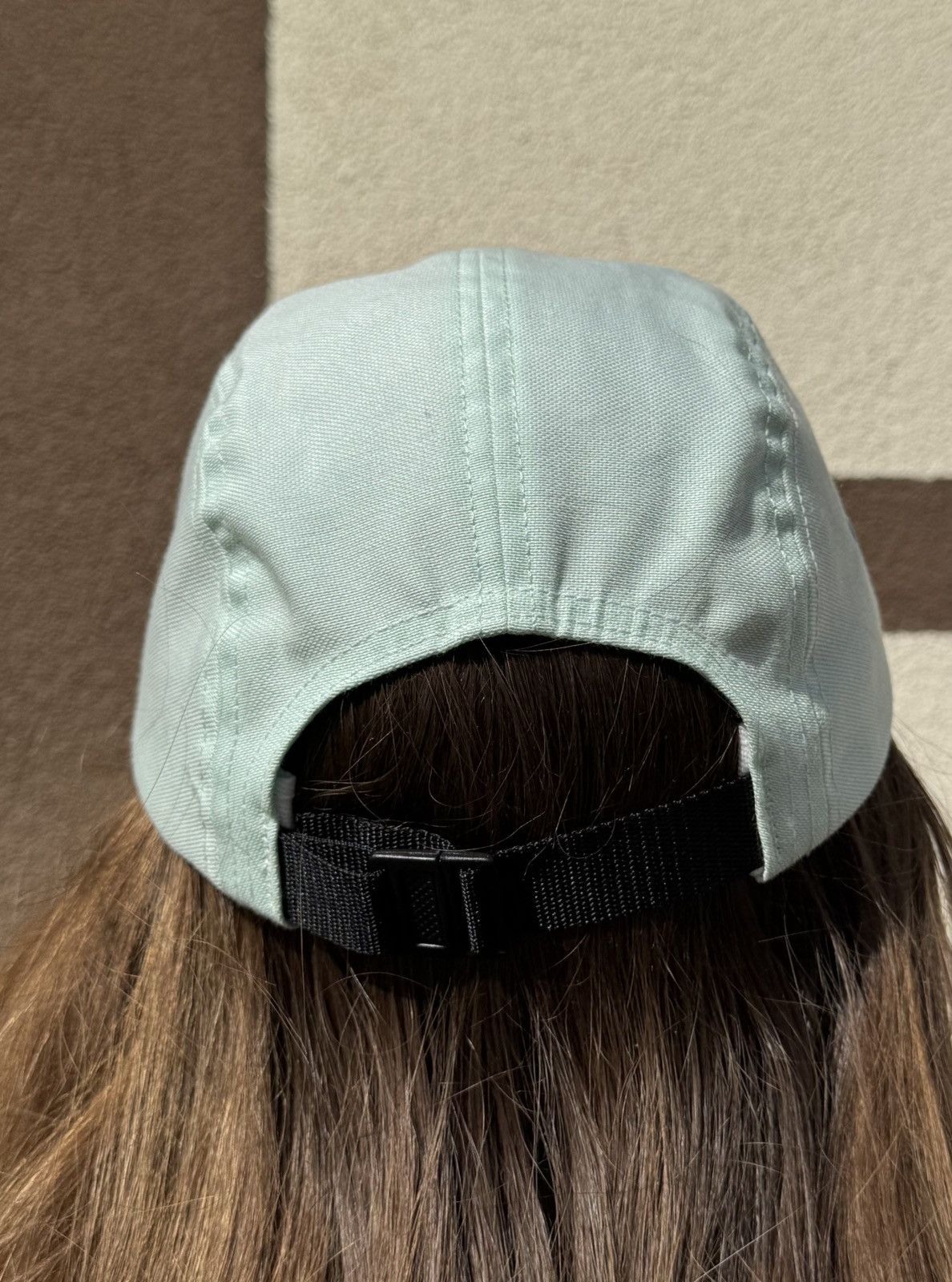 Supreme Supreme Jacquard Box Logo Camp Cap 5 Panel Turquoise Size ONE SIZE - 8 Thumbnail
