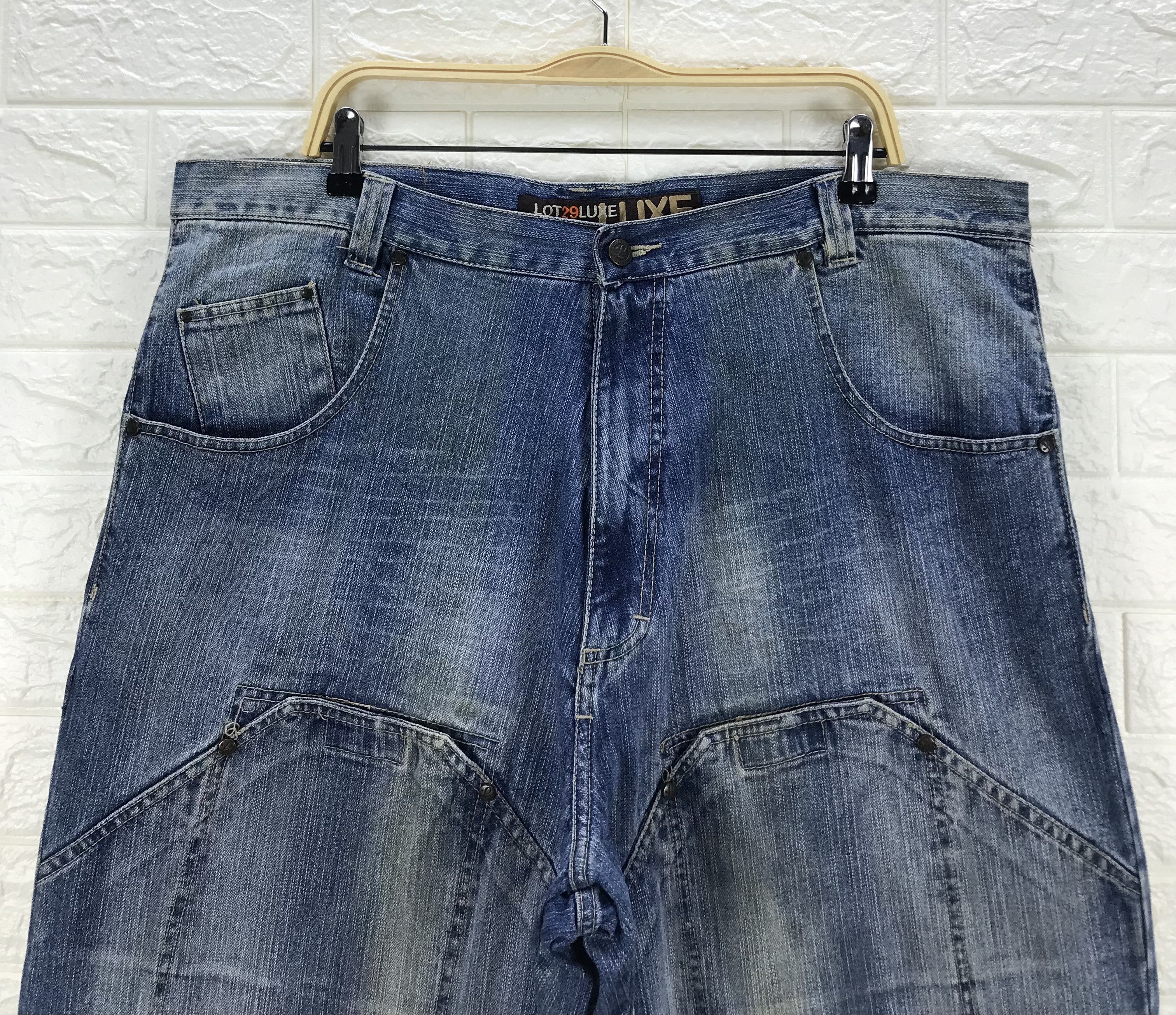 Cartoon Network Vintage Lot29 Luxe x Looney Tunes Double Knee Baggy Jeans Size US 42 / EU 58 - 2 Thumbnail