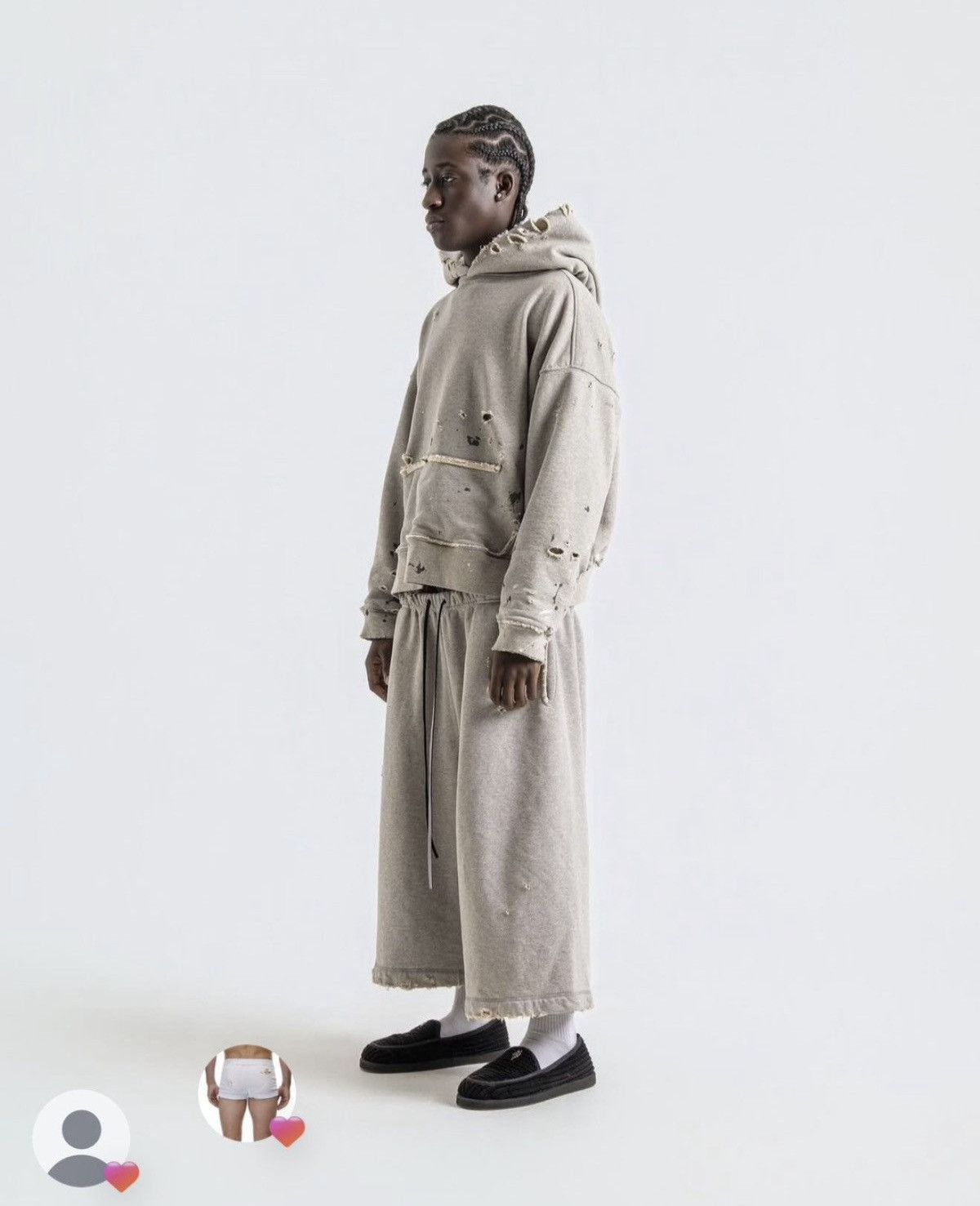 Other UNDS ‘Heather Grey 3G Thermal Lined Hoodie’ Size US L / EU 52-54 / 3 - 7 Thumbnail