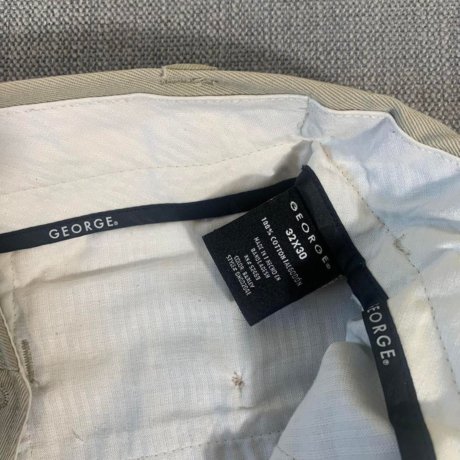 George George khaki chino Basics Pants Size US 34 / EU 50 - 5 Thumbnail