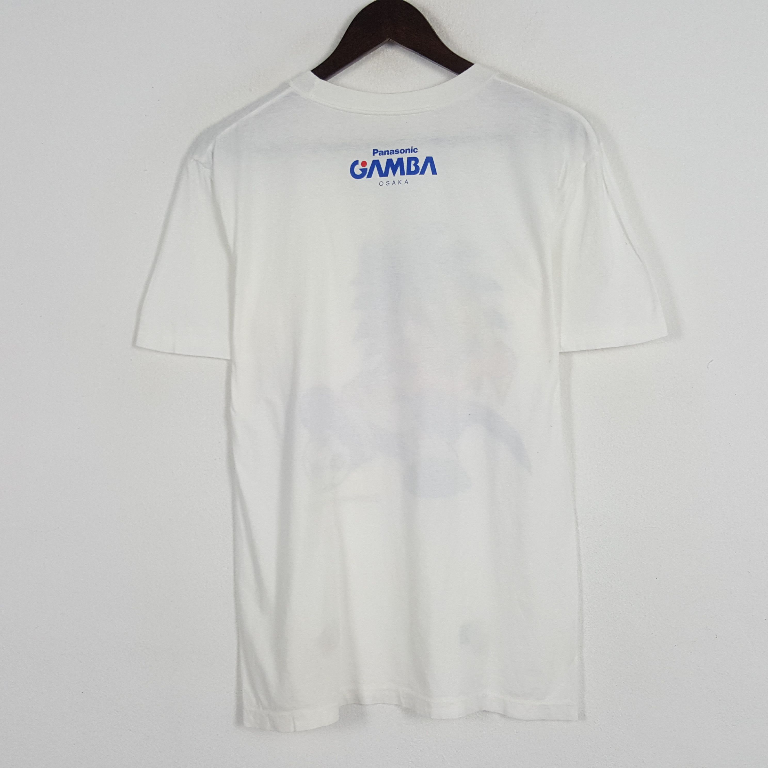 Japanese Brand × Vintage Vintage Panasonic Gamba Osaka Susumu Matsushita Tshirt Size US M / EU 48-50 / 2 - 3 Thumbnail