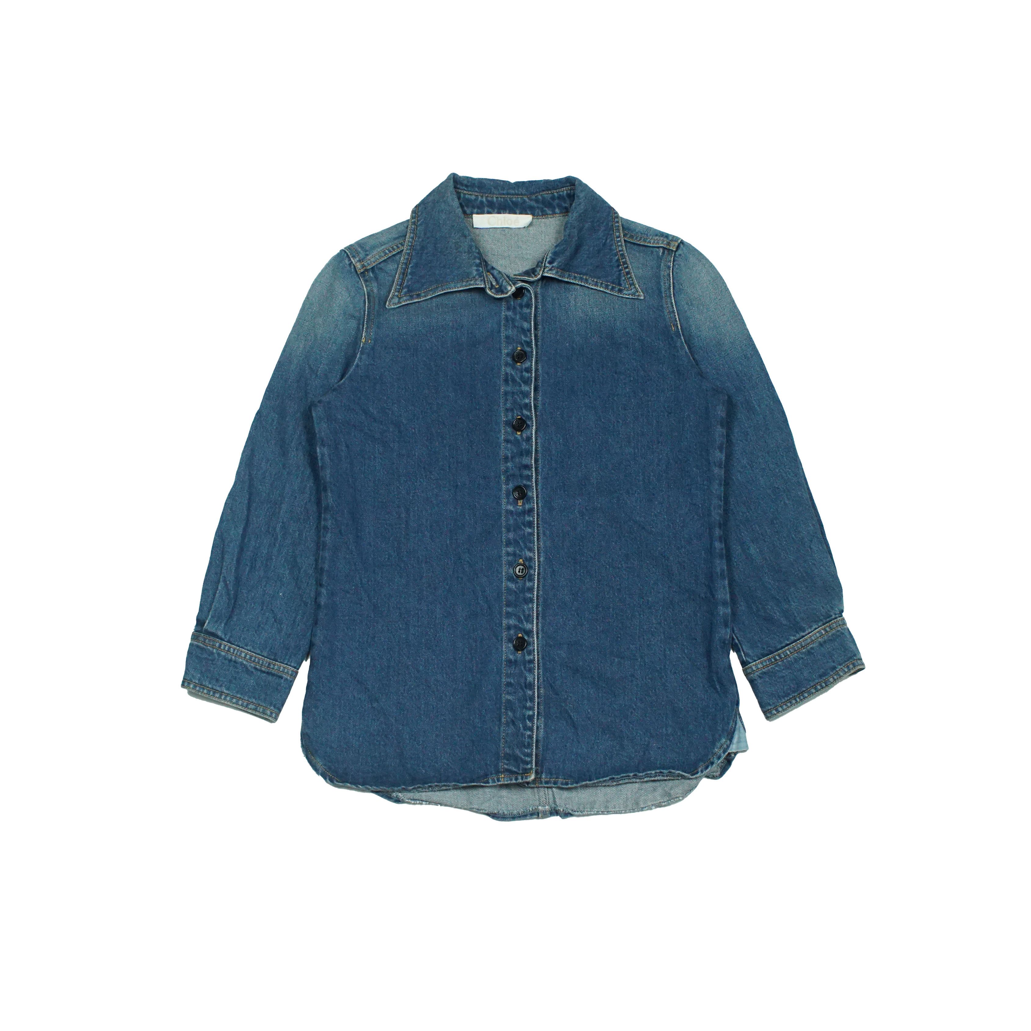 Chloe *NoTariff Chloe Denim Shirt Size ONE SIZE - 1 Thumbnail