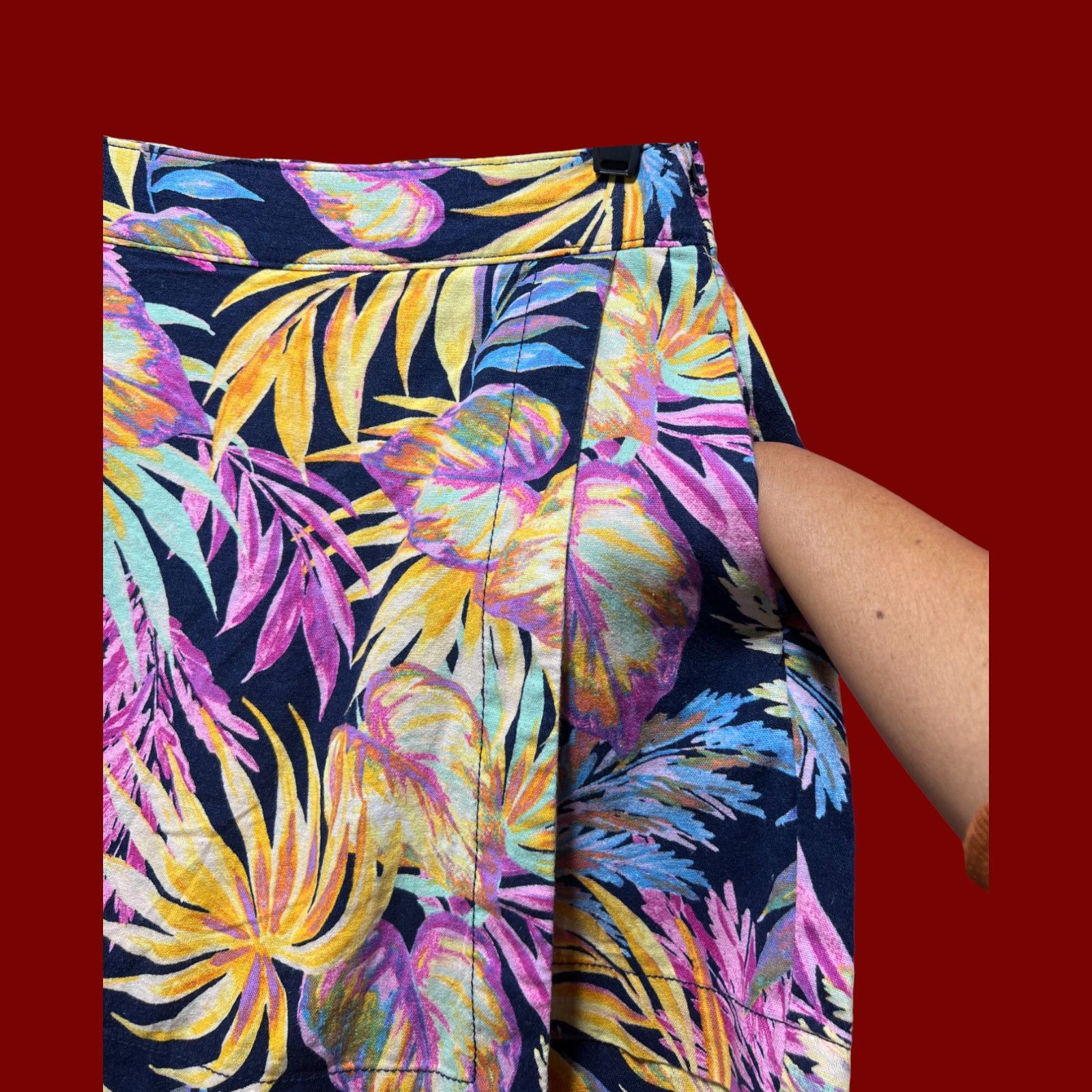 Other St. John's Bay - Women's Mid-Rise Skort - Floral - 4 Size 27" / US 4 / IT 40 - 15 Thumbnail