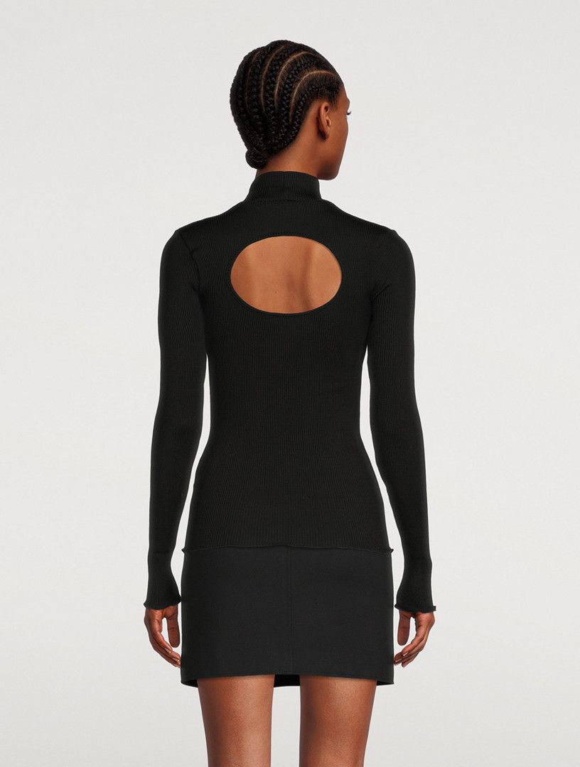 Givenchy o1y0925 Turtleneck Sweater in Black Size XS / US 0-2 / IT 36-38 - 3 Thumbnail