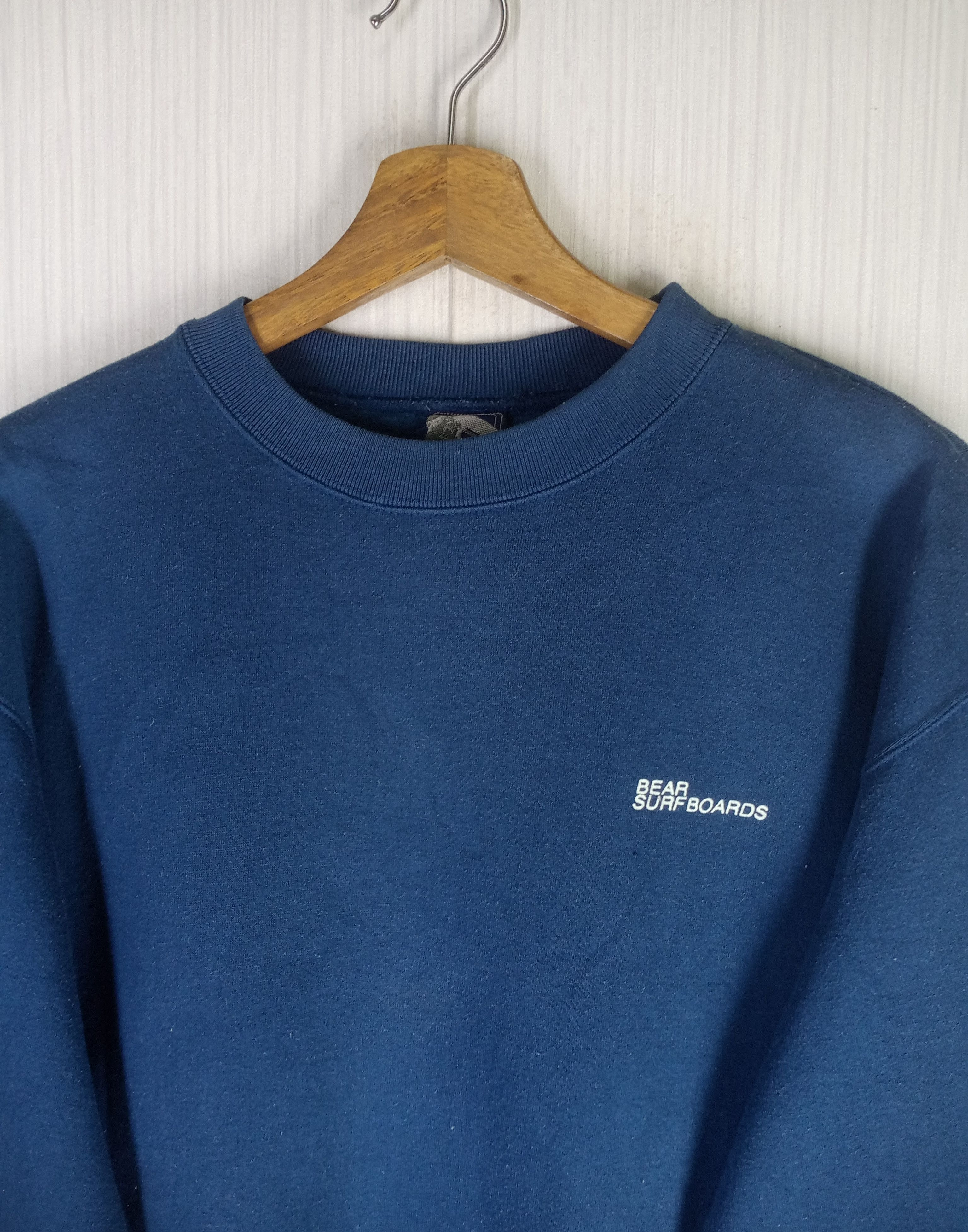 Ron Jon Surf Shop Rare Vintage Bear Surfboards Big Logo Crewneck Sweatshirt Size US L / EU 52-54 / 3 - 4 Thumbnail