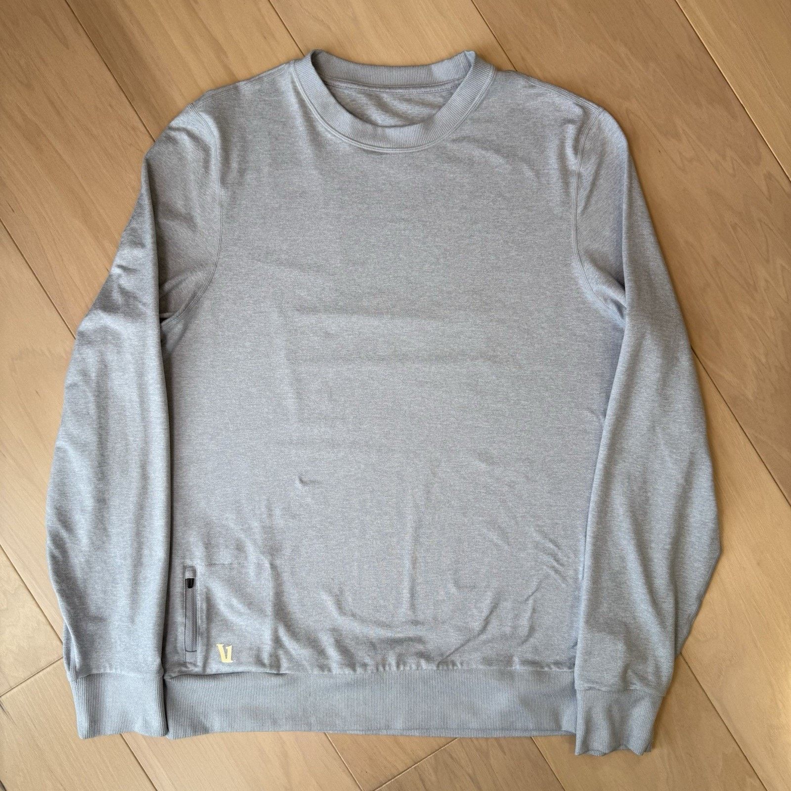 Vuori Vuori Ponto Performance Crew Large Gray Lightweight Pullover Size US L / EU 52-54 / 3 - 3 Thumbnail