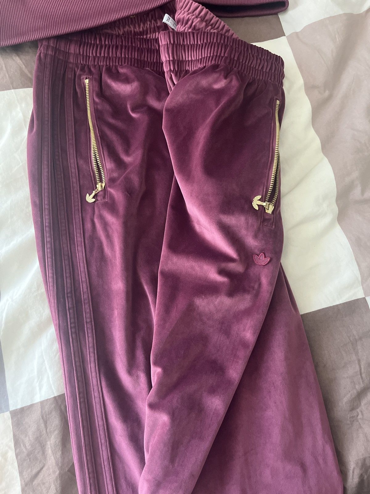 Adidas Adidas jump suit maroon suede Size US 34 / EU 50 - 3 Thumbnail