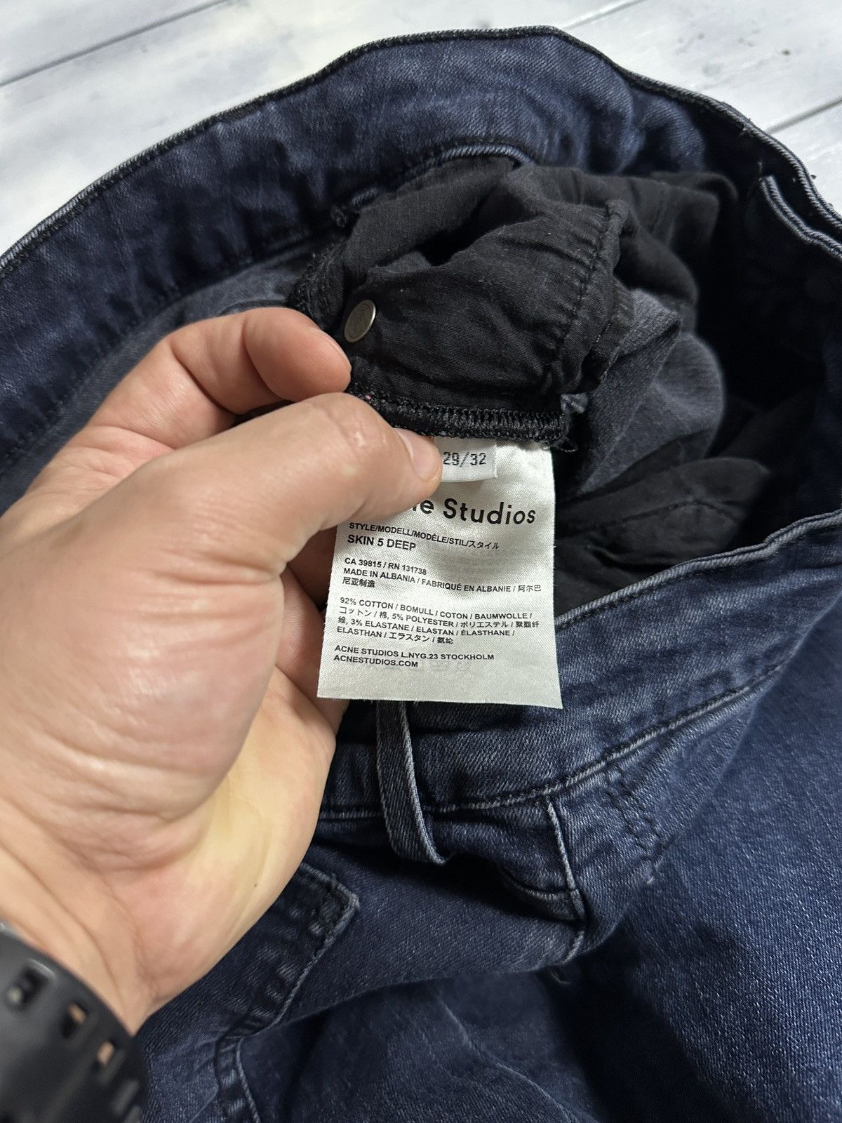 Acne Studios Rare Luxury Jeans Acne Studio Denim WMN Pants Size 29/32. Size 29" - 7 Thumbnail