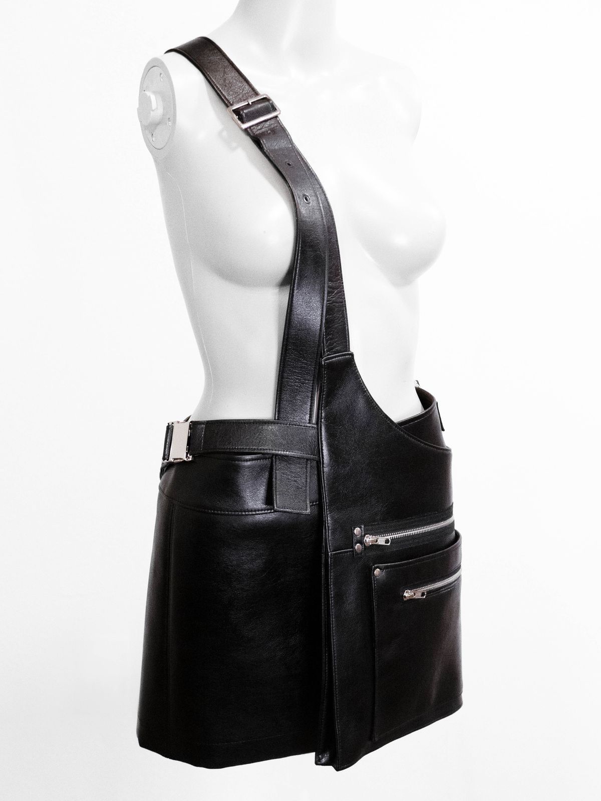 image of Junya Watanabe ┊͙ Aw21 ⋆ Look 35 ⋆ Miniskirt in Black, Women's (Size 24)