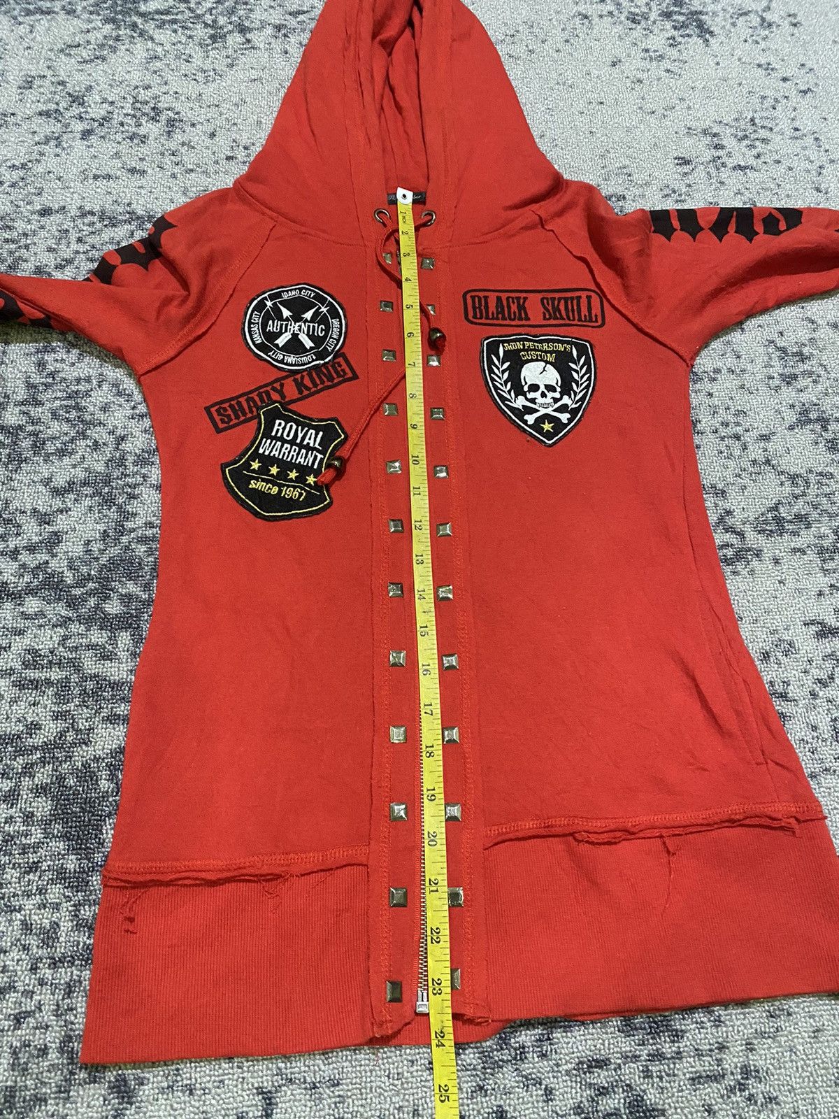 Hysteric Glamour Y2k Sky bomber skull fsixwasnine zip hoodie Size US M / EU 48-50 / 2 - 10 Thumbnail