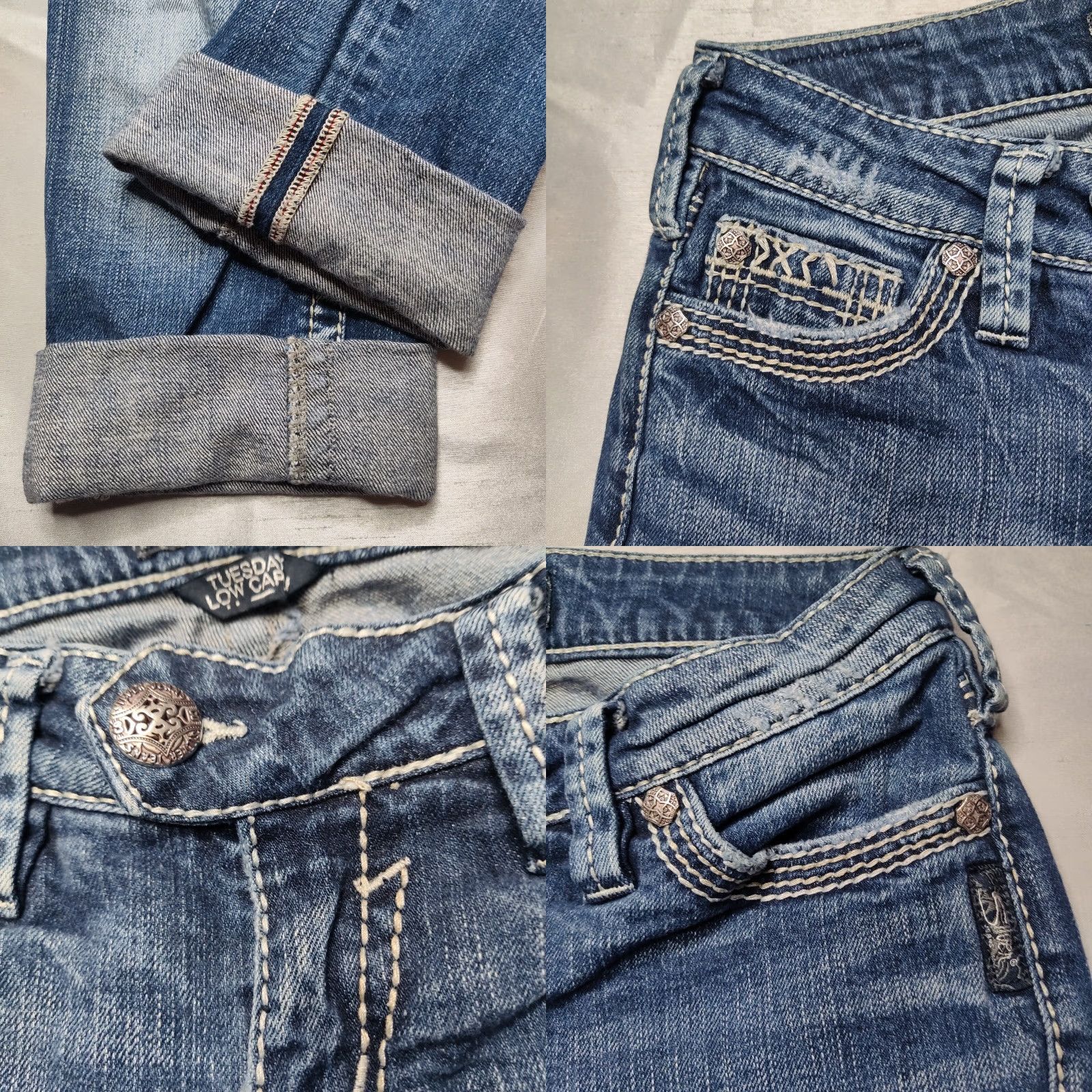 Silver Jeans Co. VINTAGE Size 26" / US 2 / IT 38 - 8 Thumbnail