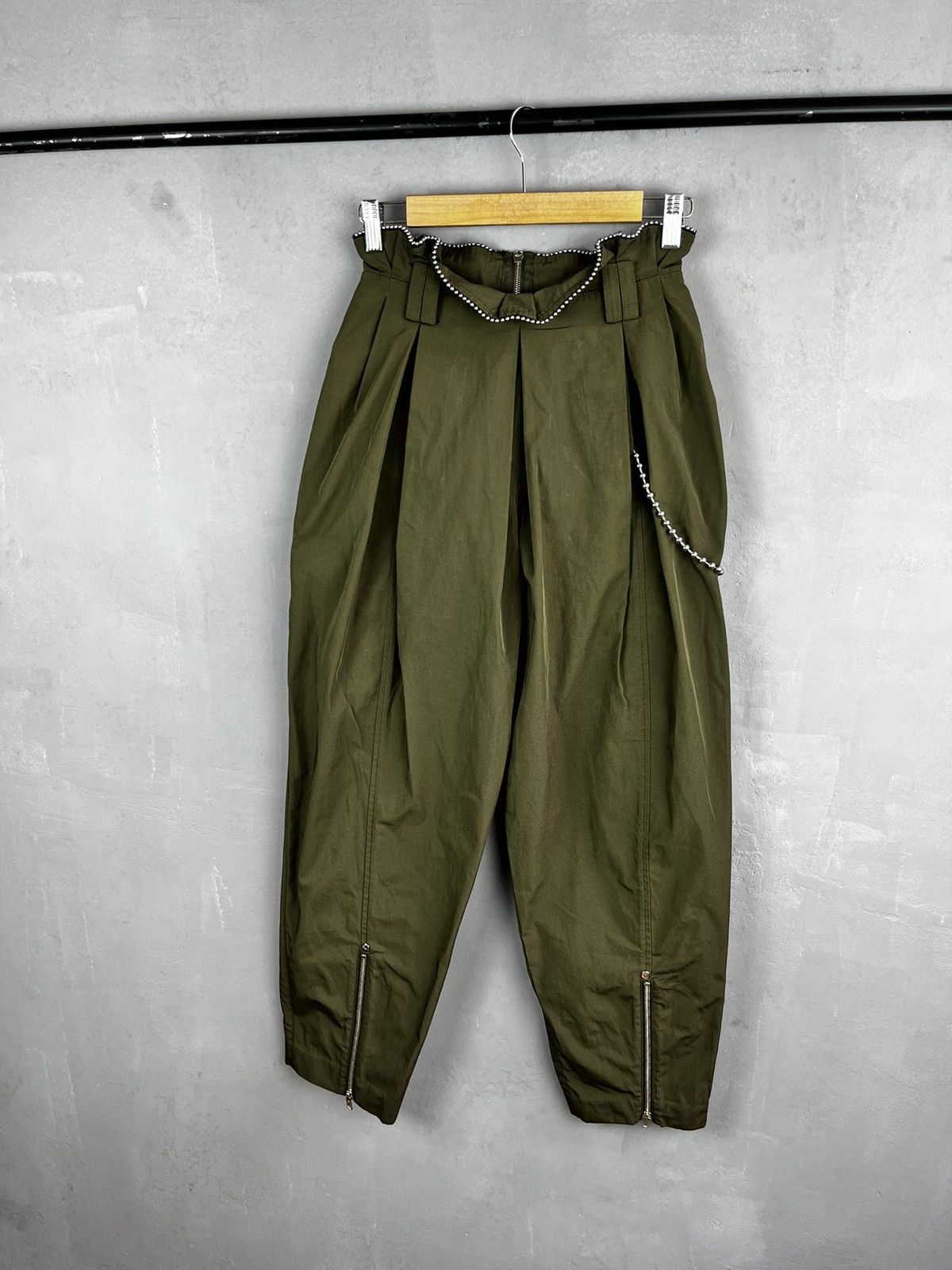 Alexander Wang × Other ALEXANDER WANG High Waisted Army Pants With Ballchain Size 26" / US 2 / IT 38 - 18 Thumbnail
